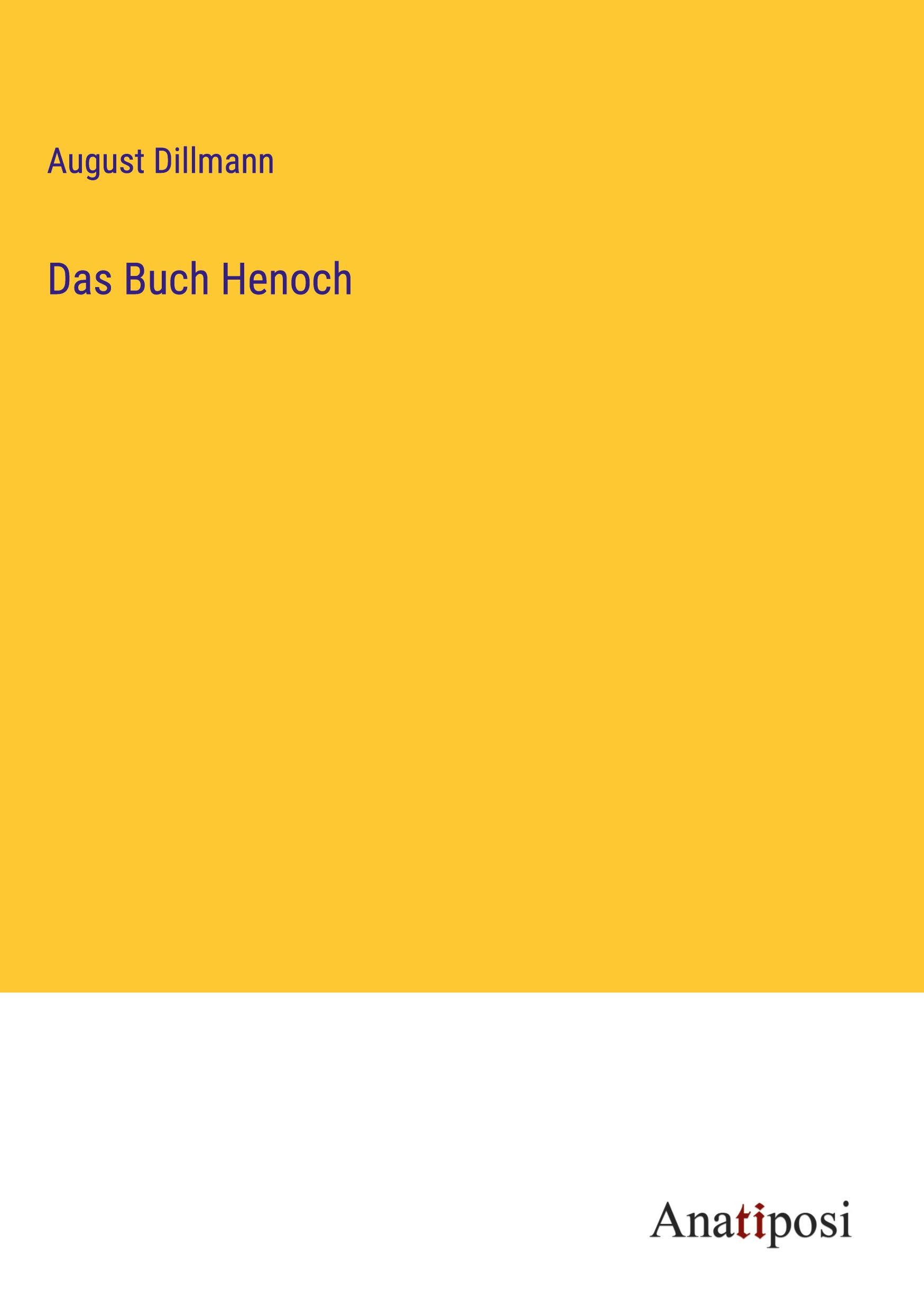 Vorderes Coverbild Das Buch Henoch