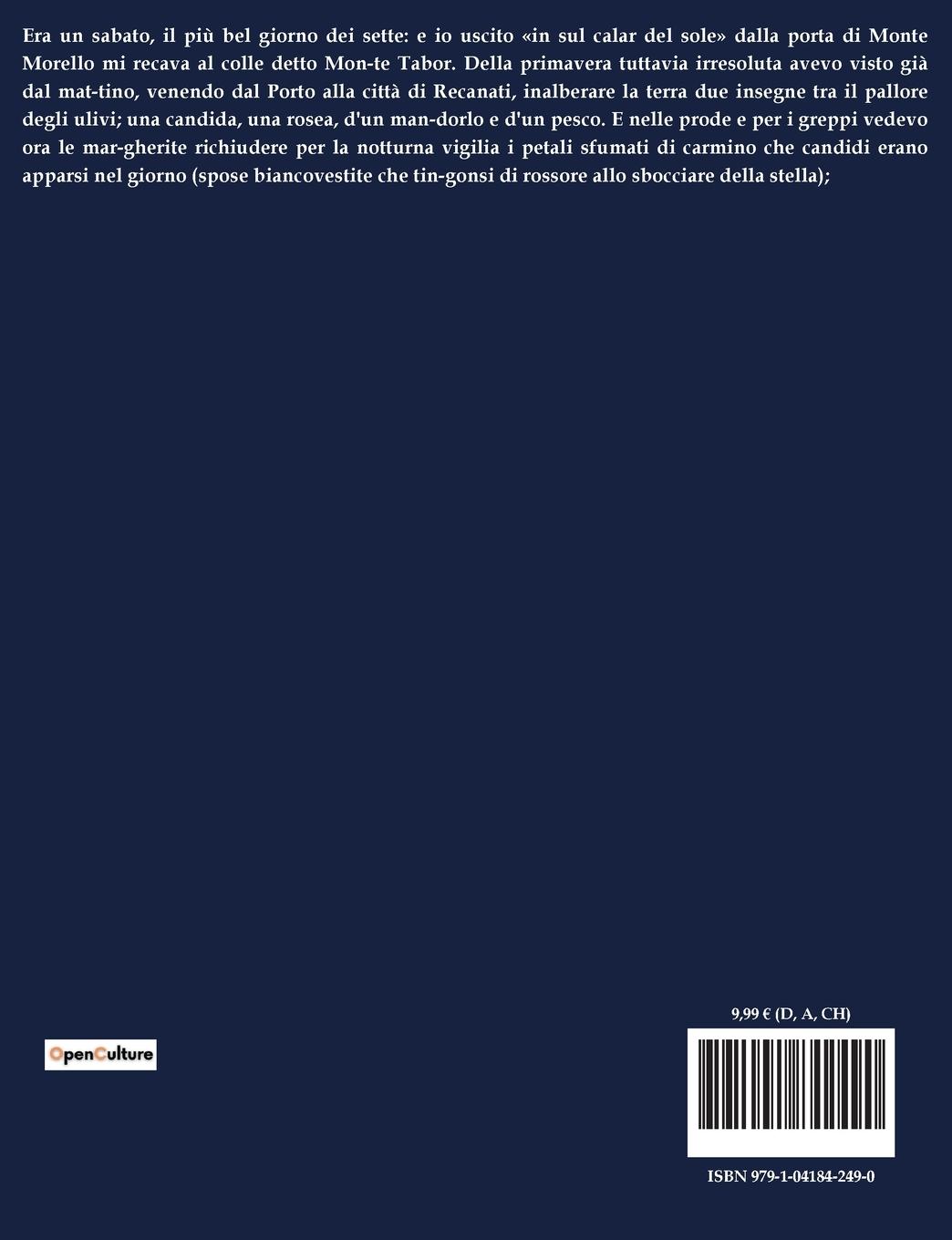 Rückseitencover MIEI PENSIERI DI VARIA UMANITÀ