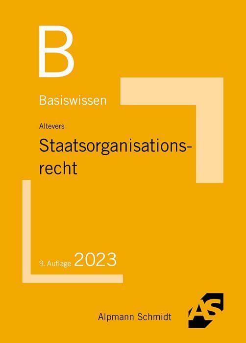 Vorderes Coverbild Basiswissen Staatsorganisationsrecht