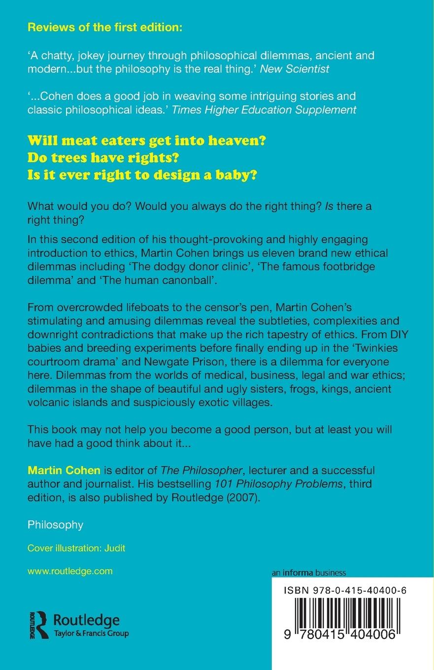 Rückseitencover 101 Ethical Dilemmas