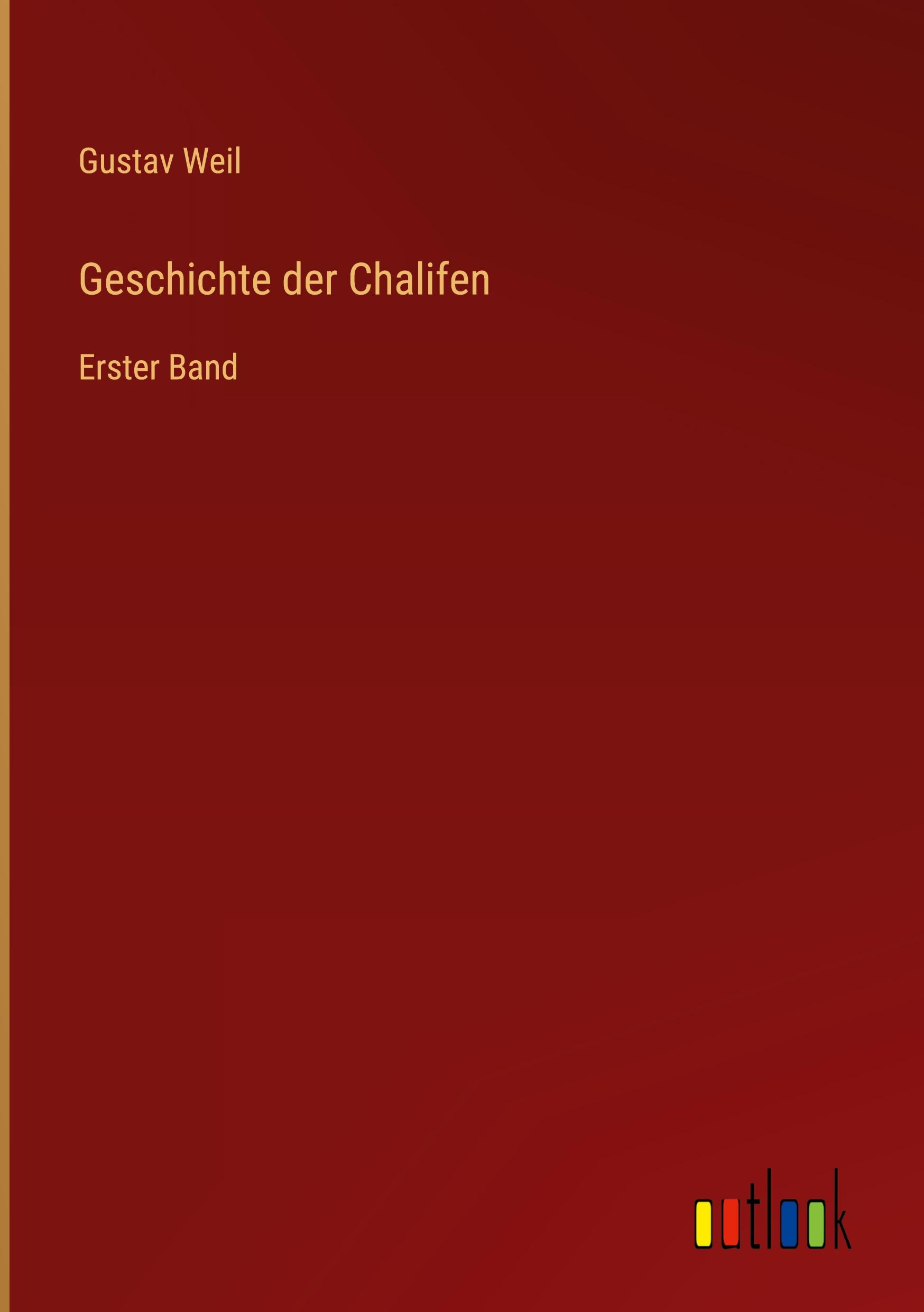 Vorderes Coverbild Geschichte der Chalifen