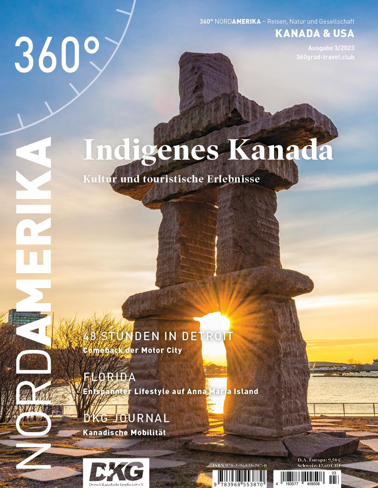 Vorderes Coverbild 360° NordAmerika - Ausgabe 3/2023
