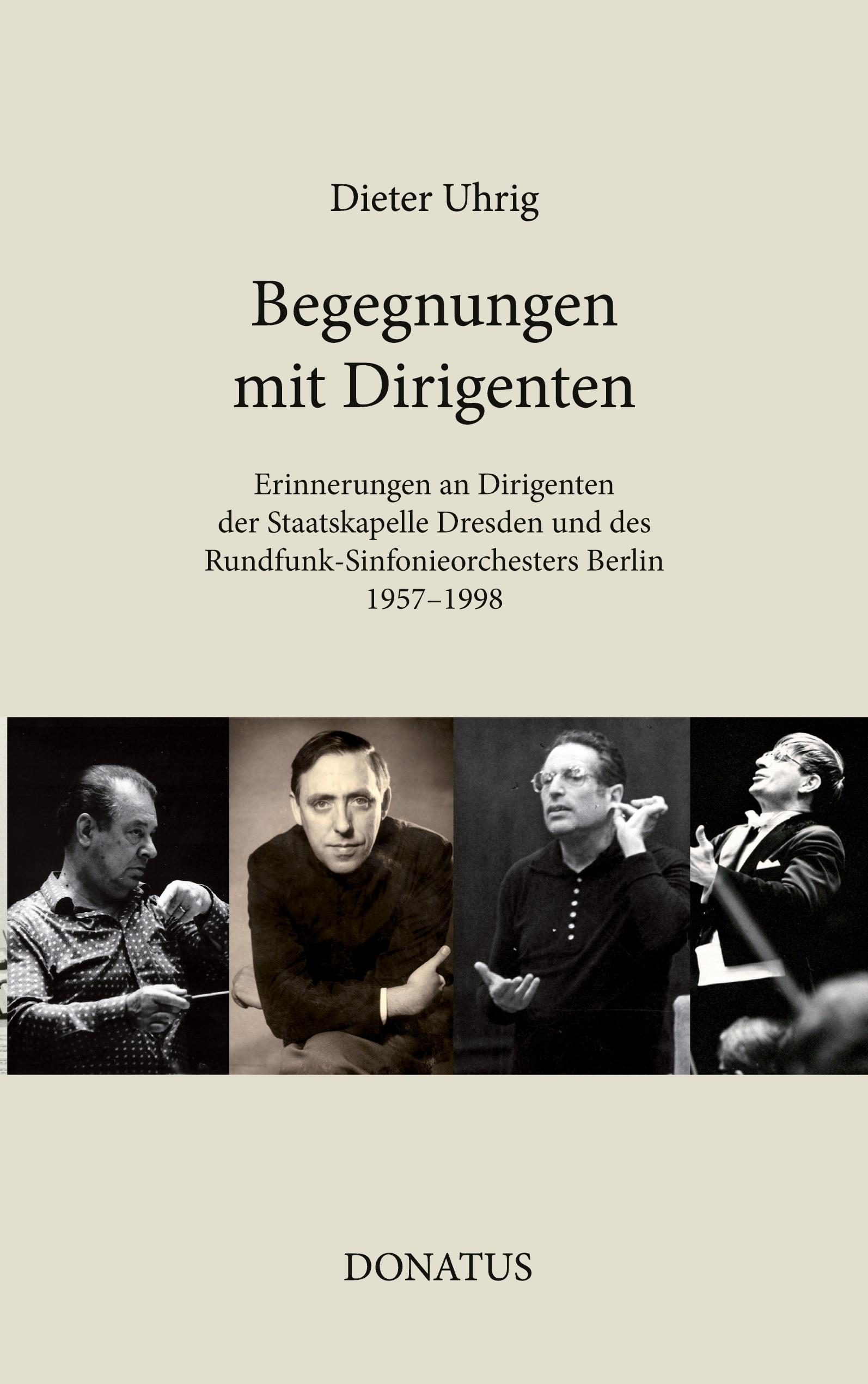 Vorderes Coverbild Begegnungen mit Dirigenten
