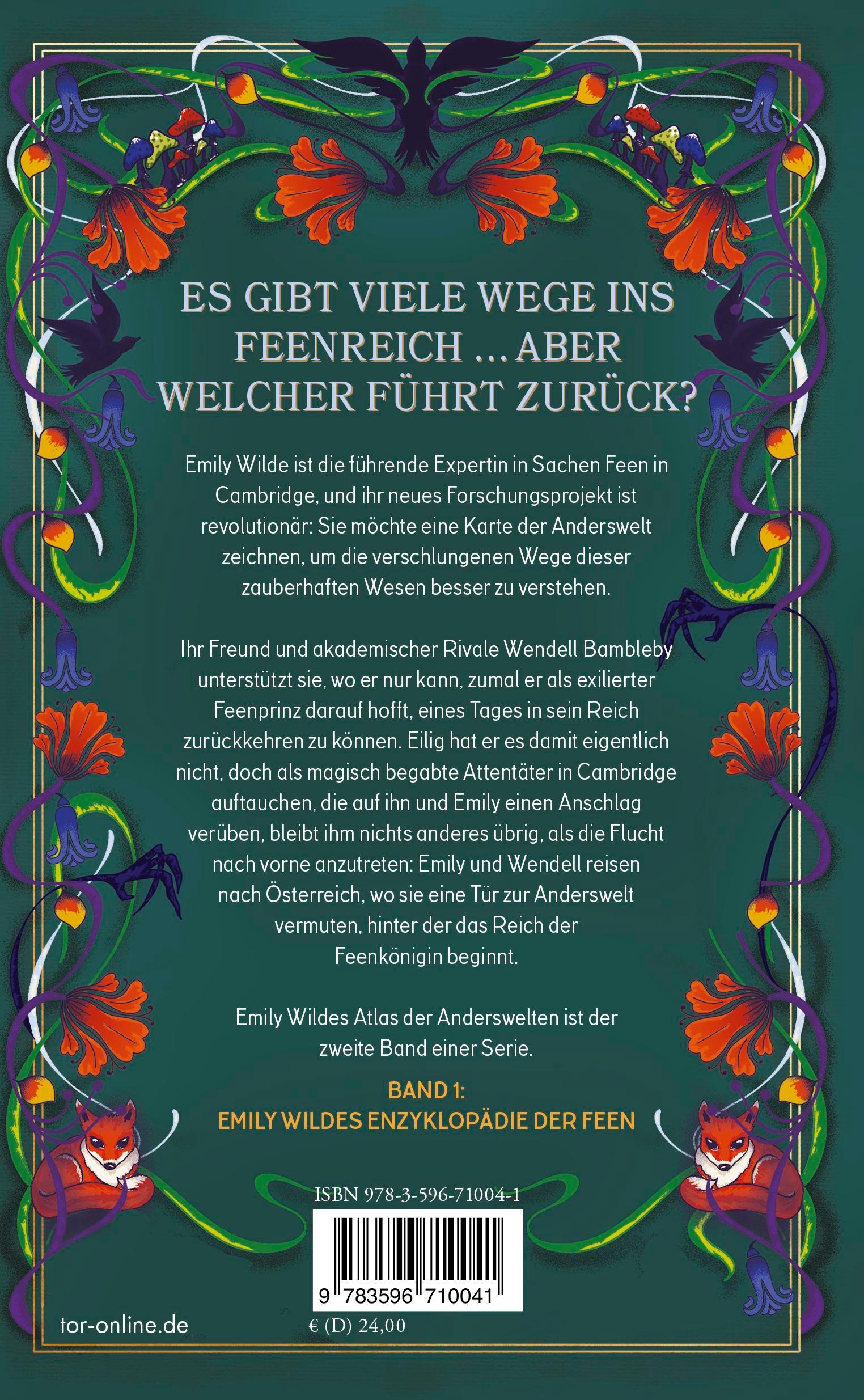 Rückseitencover Emily Wildes Atlas der Anderswelten