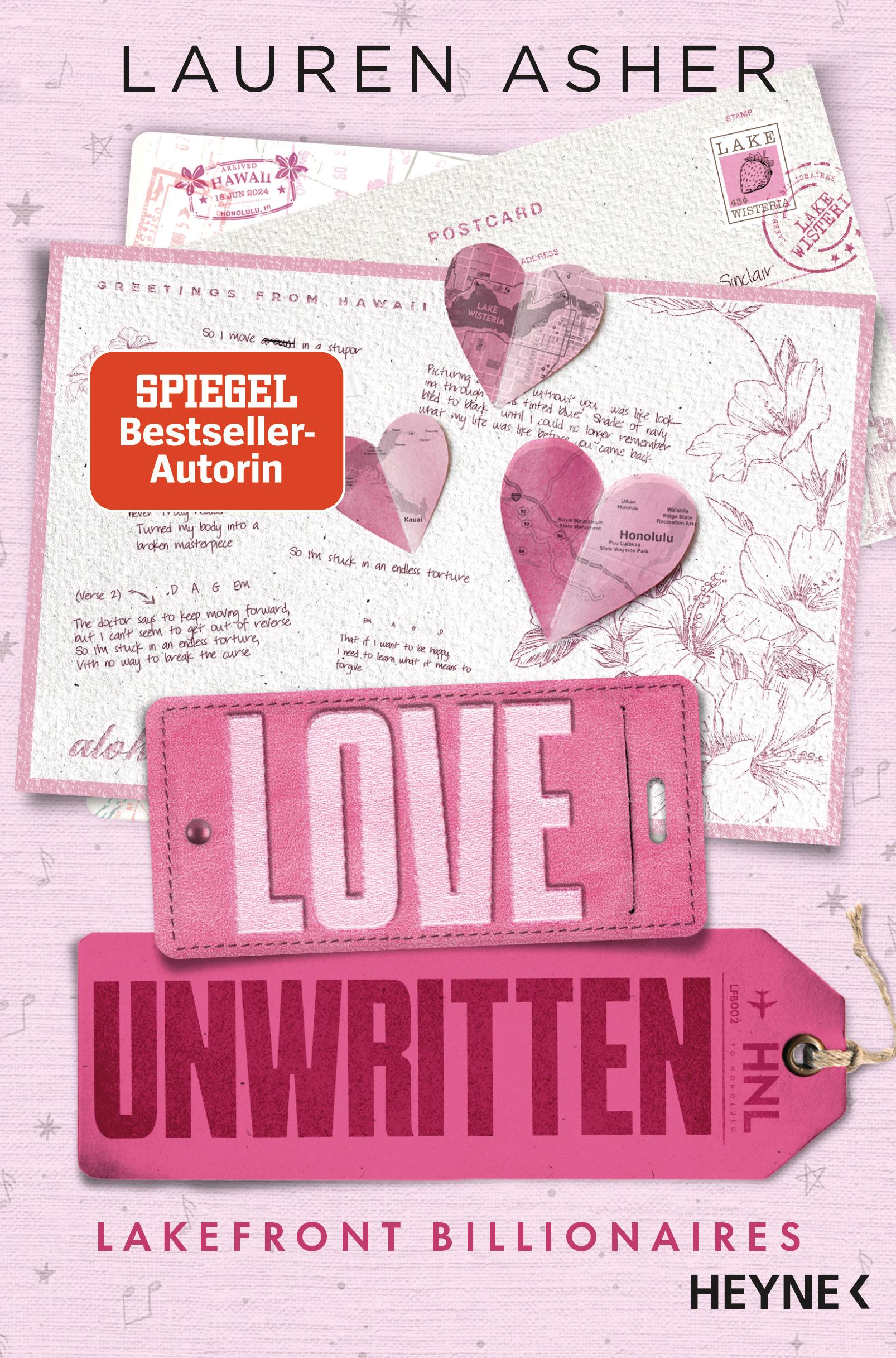 Vorderes Coverbild Love Unwritten - Lakefront Billionaires