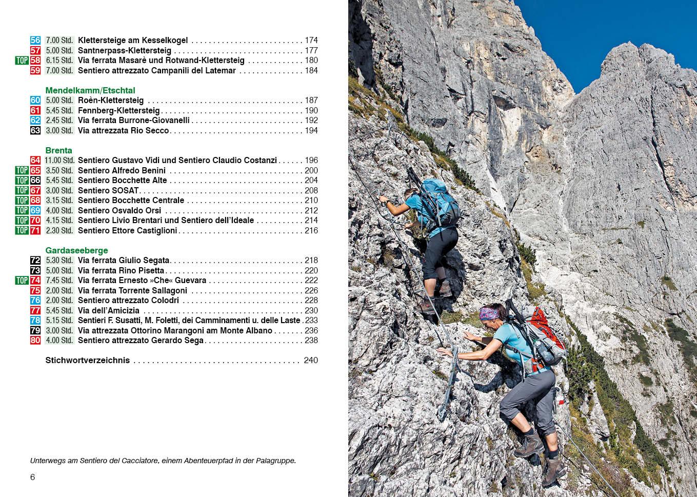 Beispielinhalt (Bild) Dolomiten - Brenta - Gardasee