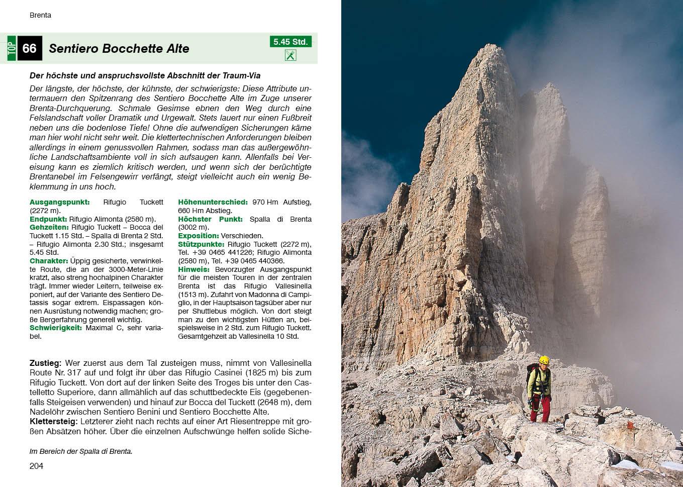 Beispielinhalt (Bild) Dolomiten - Brenta - Gardasee