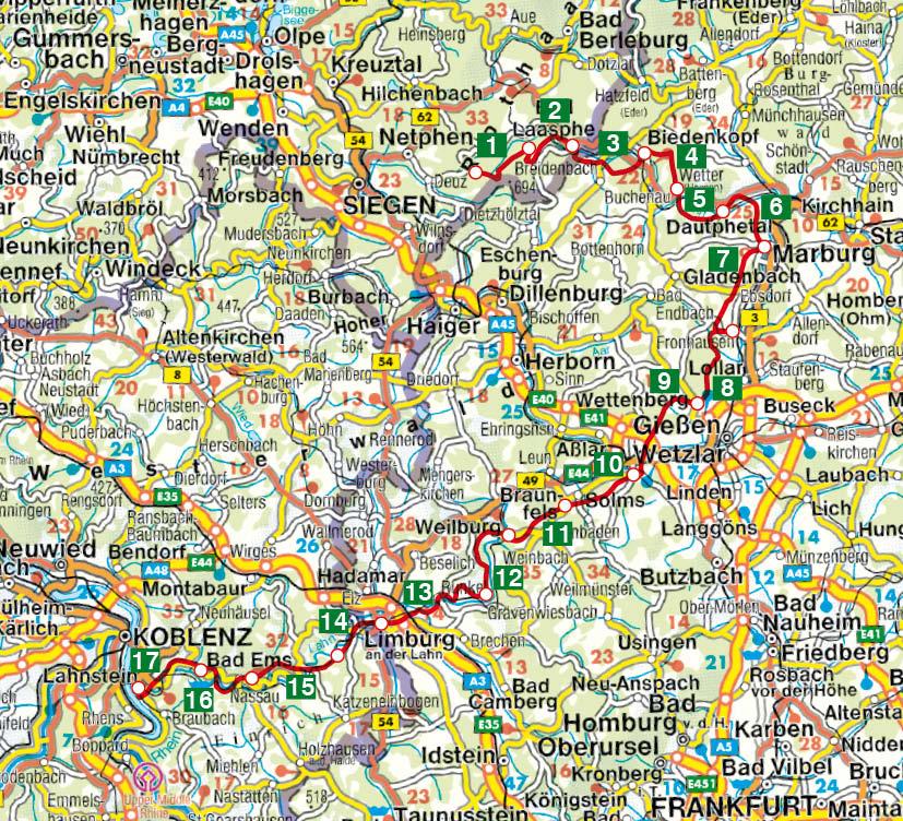 Beispielinhalt (Bild) Lahnwanderweg