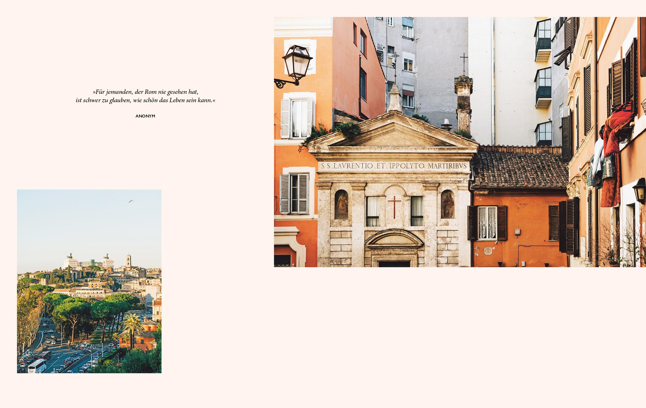 Beispielinhalt (Bild) La città eterna - Das Rom-Kochbuch