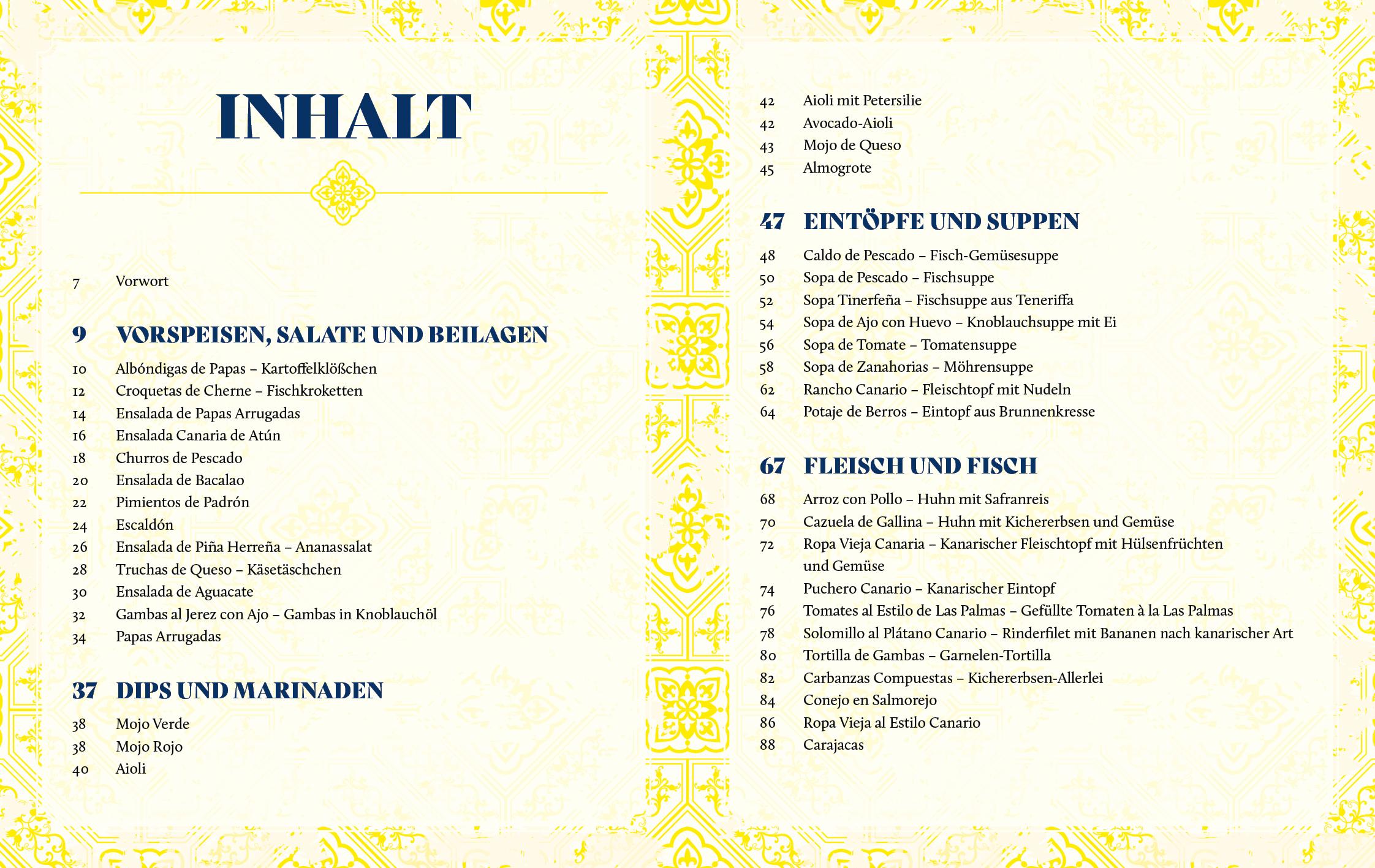 Beispielinhalt (Bild) Islas Canarias: Das Kanaren-Kochbuch