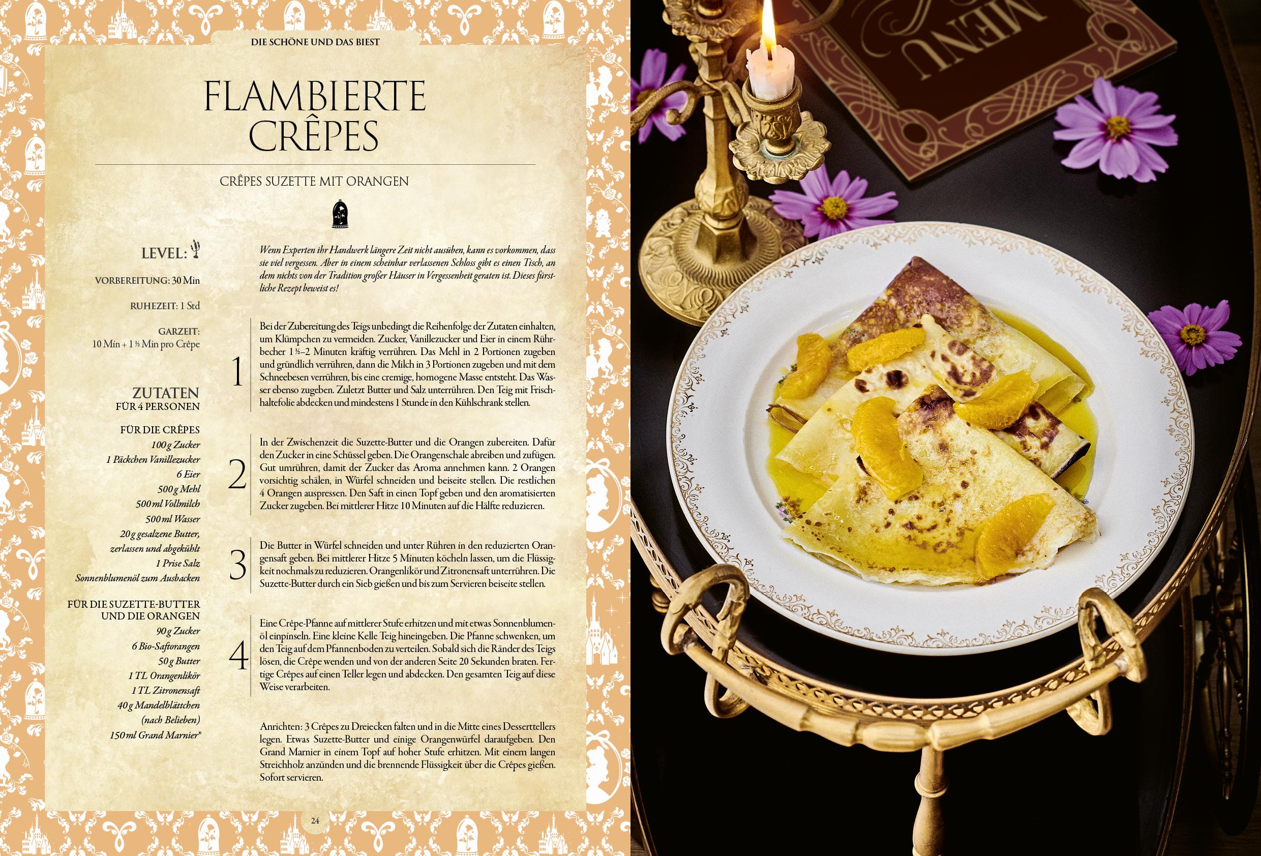 Beispielinhalt (Bild) Disney: Das zauberhafte Back- und Dessertbuch