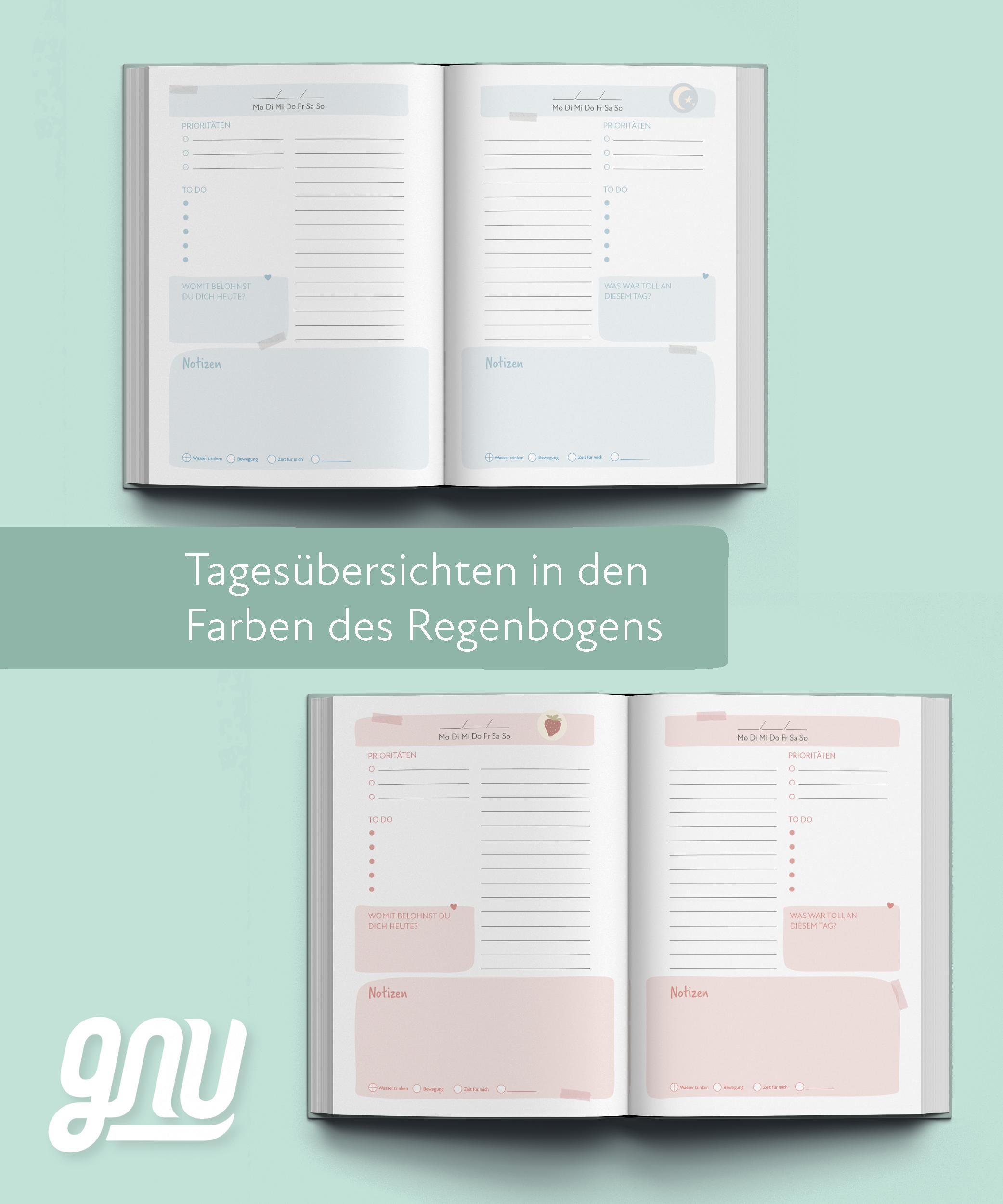Beispielinhalt (Bild) Gnu - Limitless Kalender