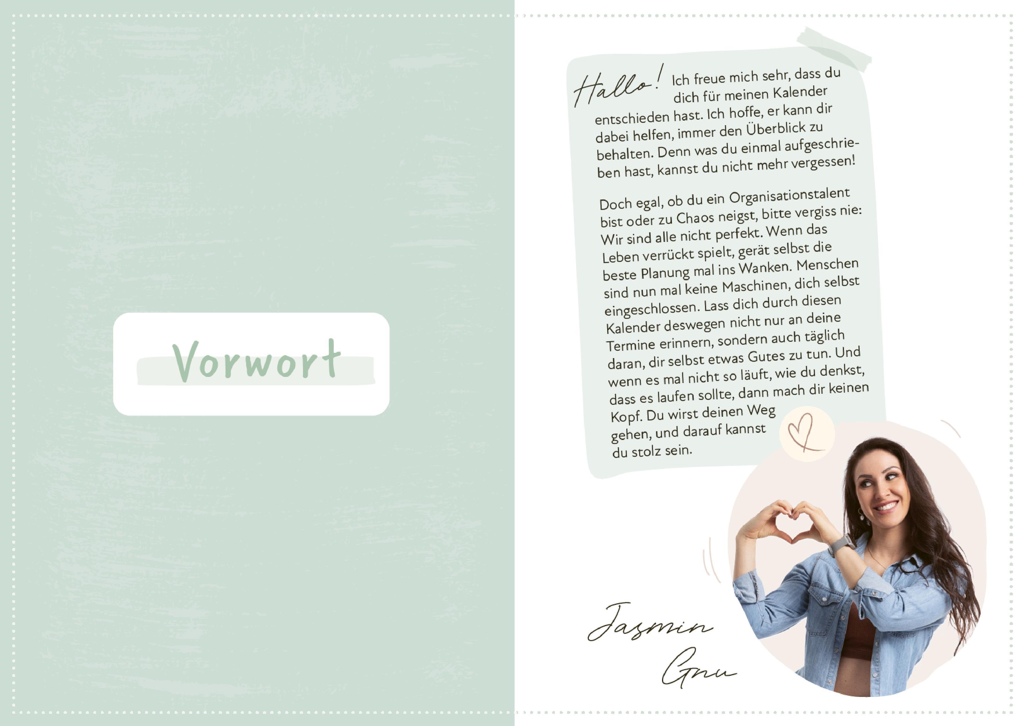 Beispielinhalt (Bild) Gnu - Limitless Kalender