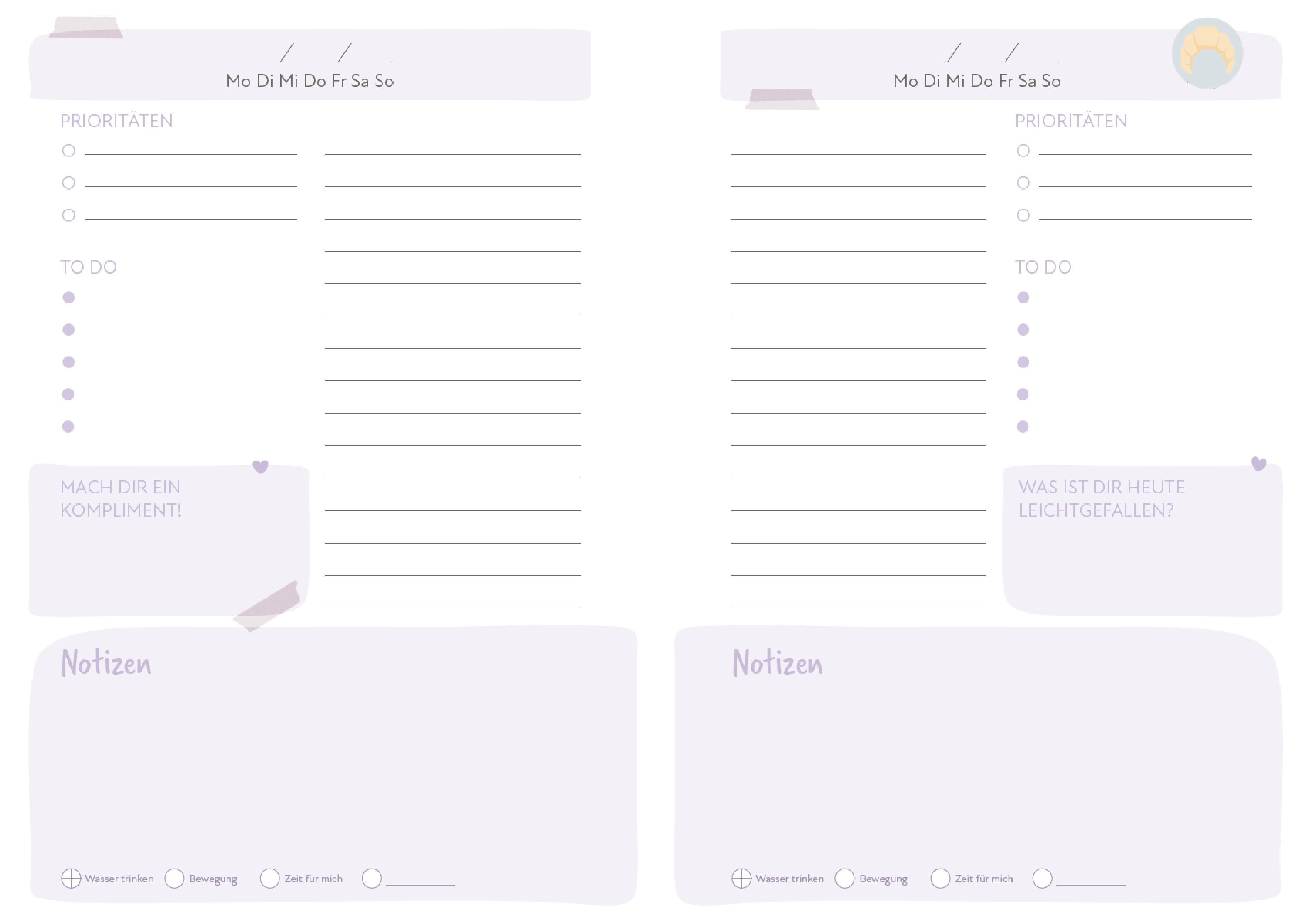 Beispielinhalt (Bild) Gnu - Limitless Kalender