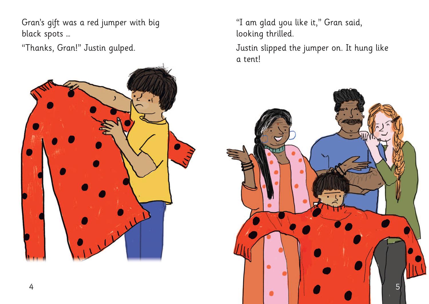 Beispielinhalt (Bild) Justin's Jumper