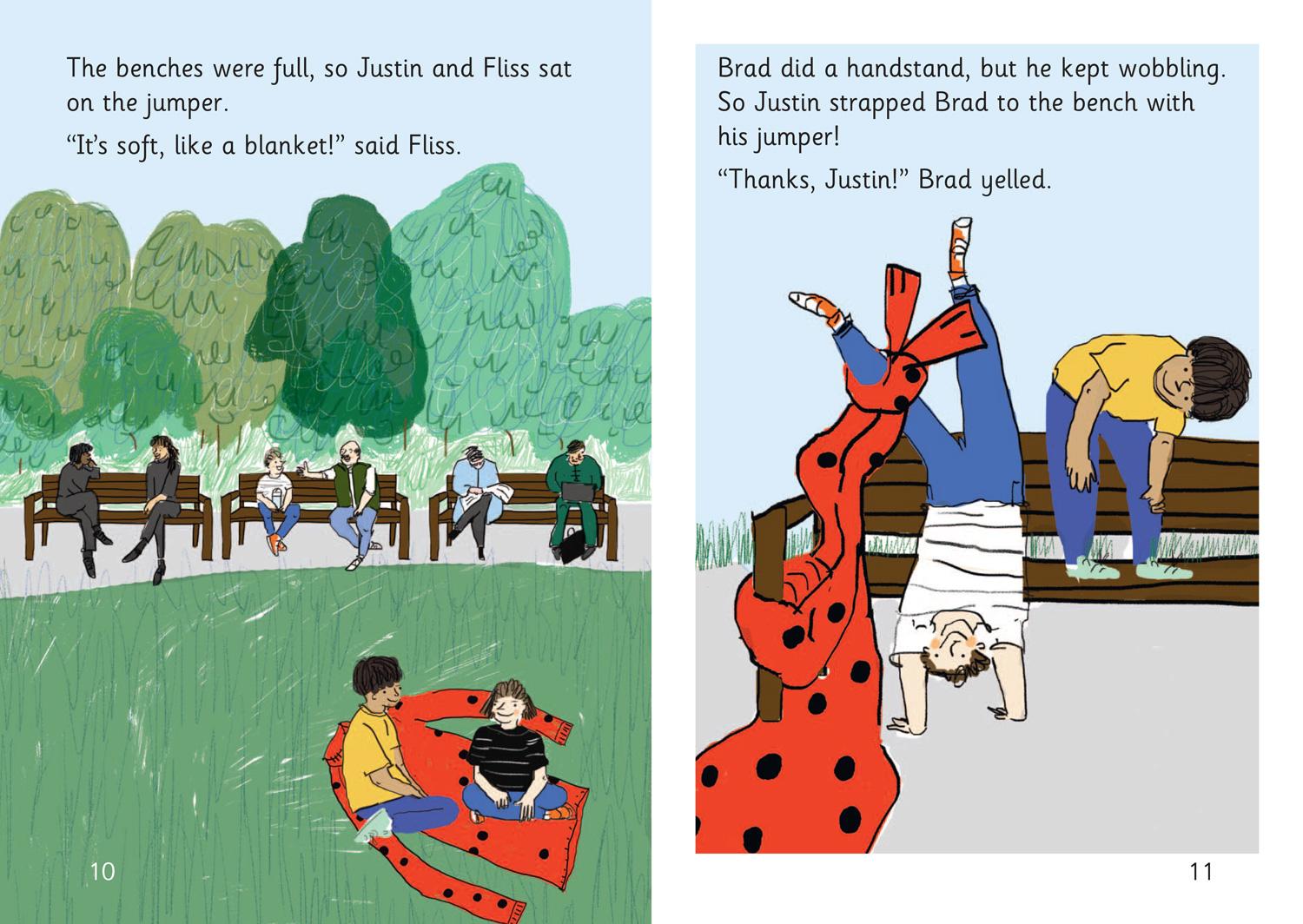 Beispielinhalt (Bild) Justin's Jumper