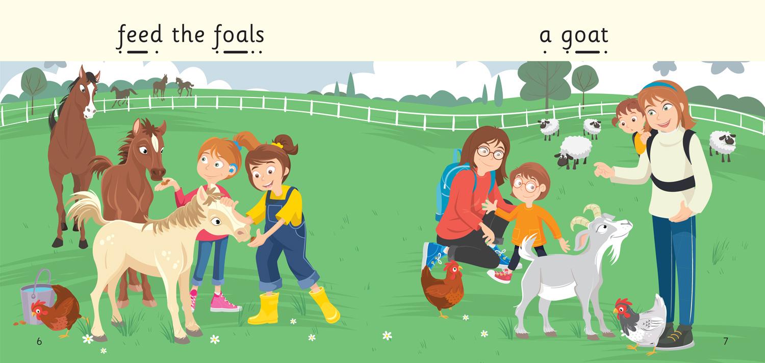 Beispielinhalt (Bild) Foals at the Farm