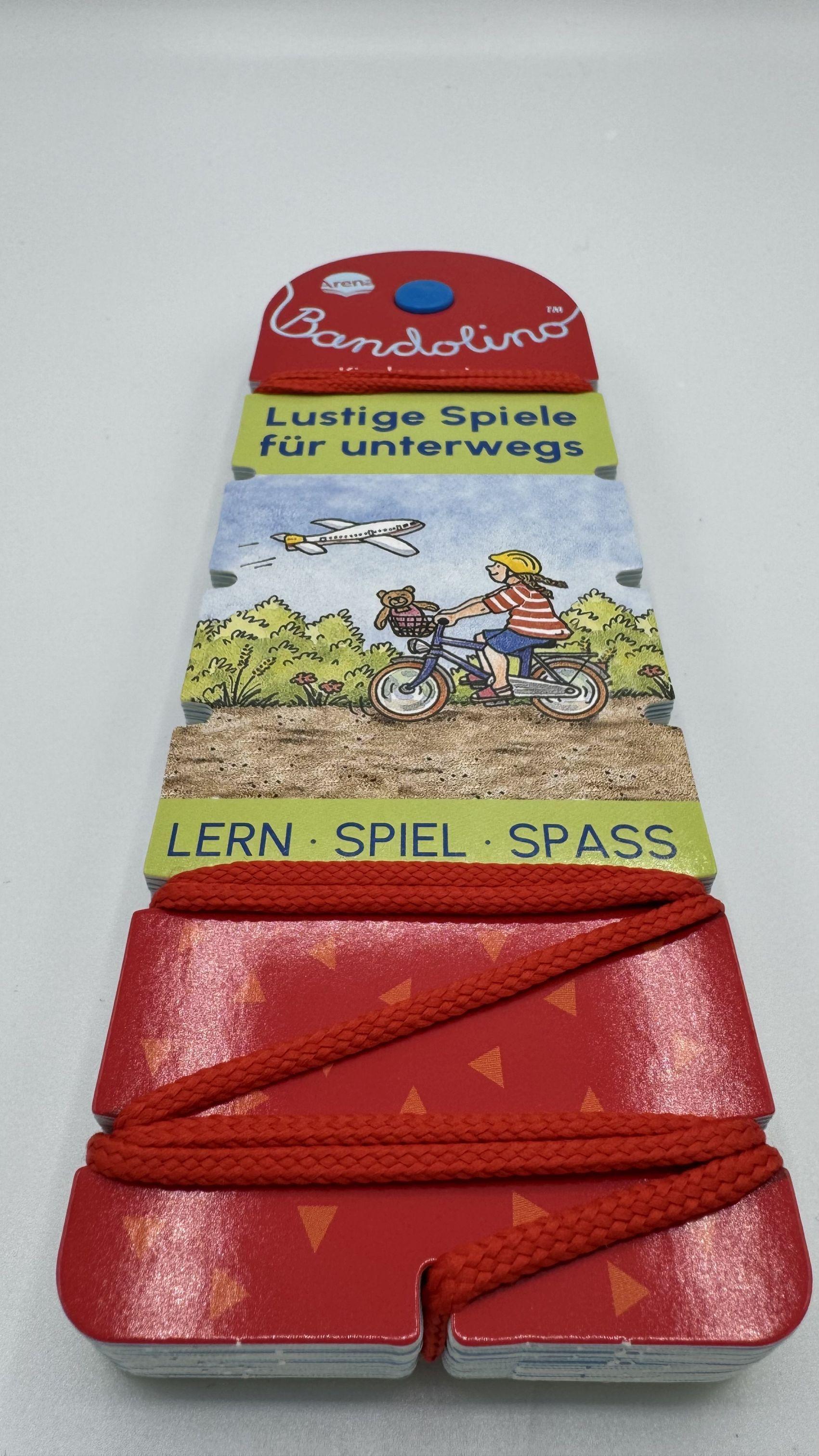 Beispielinhalt (Bild) Bandolino. Lustige Spiele für unterwegs