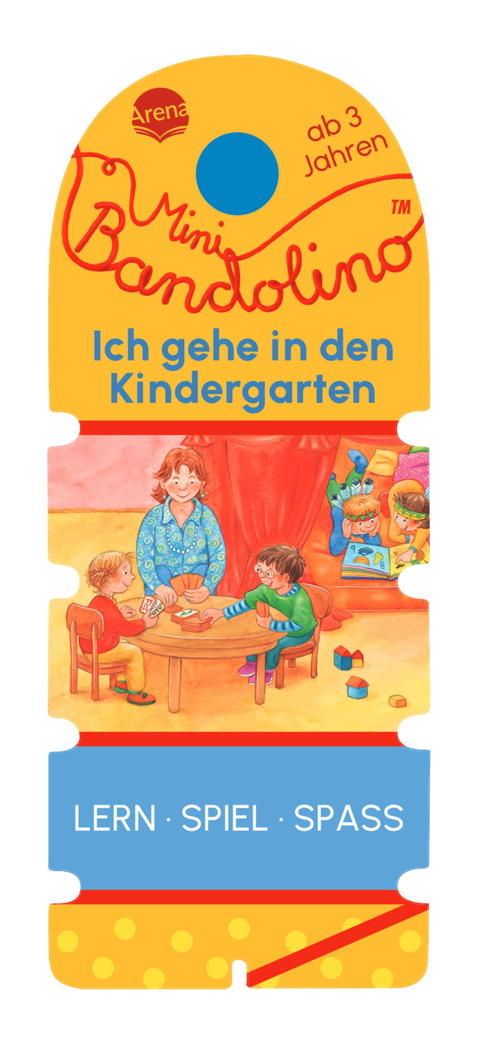 Vorderes Coverbild Mini Bandolino. Ich gehe in den Kindergarten