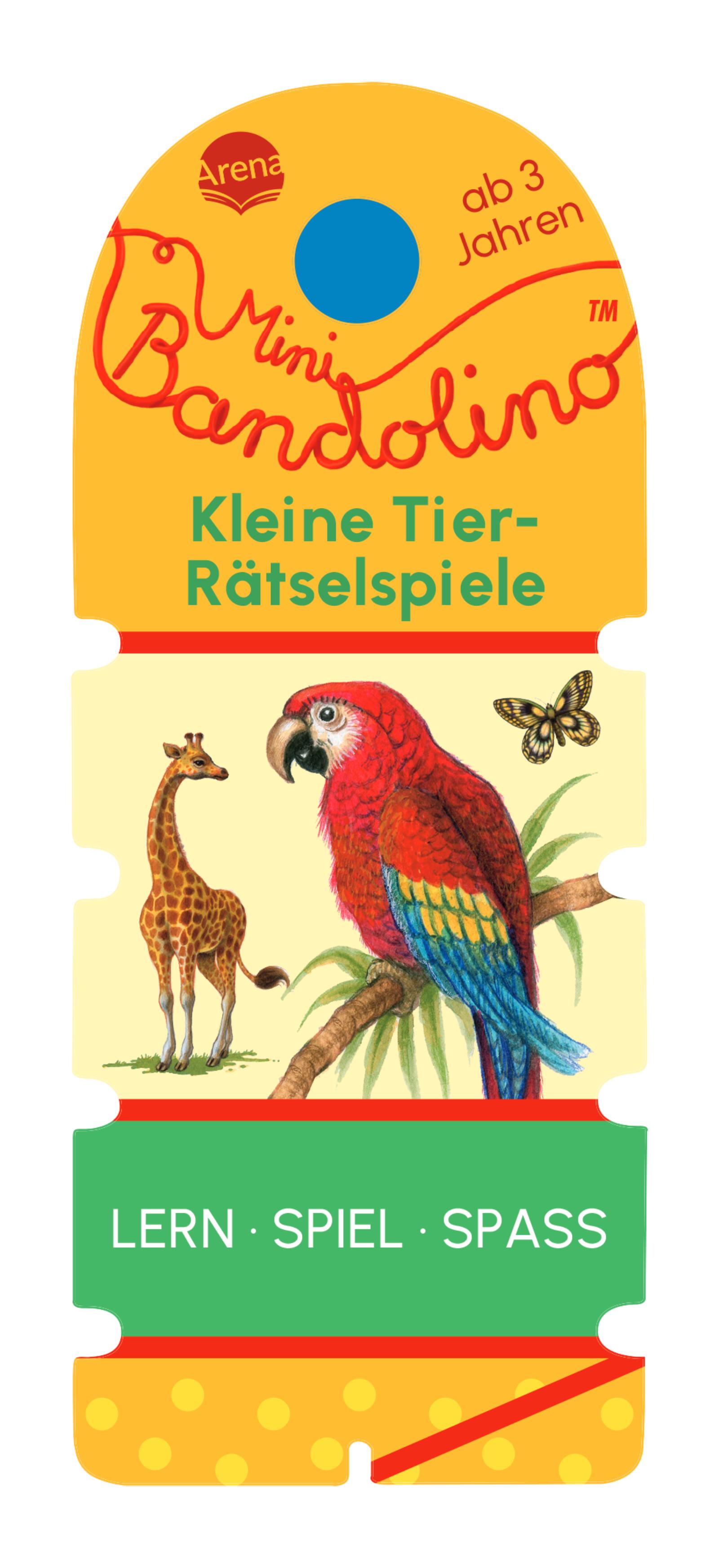 Vorderes Coverbild Mini Bandolino. Kleine Tier-Rätselspiele