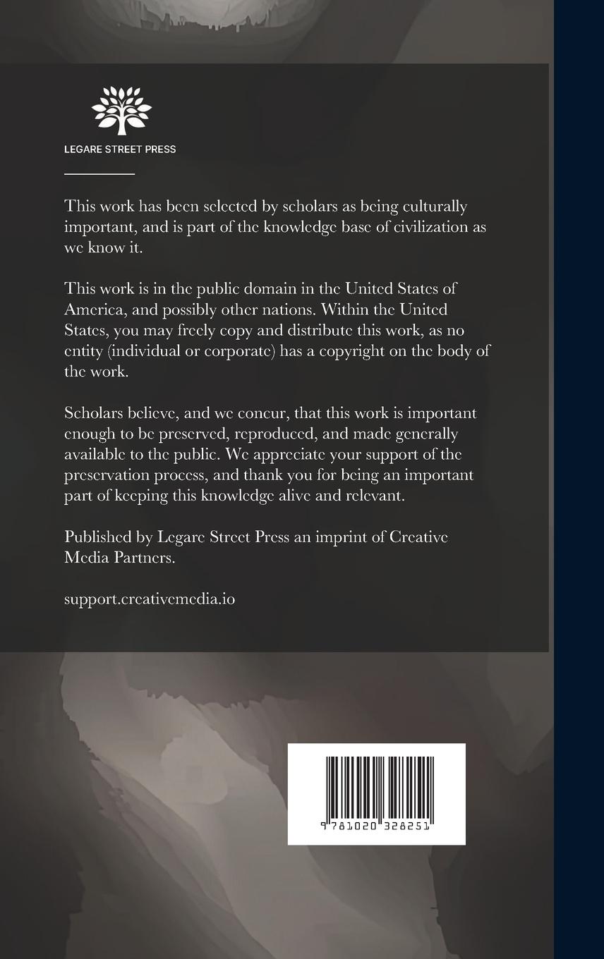 Rückseitencover Annual Report - American Museum of Natural History, Volumes 27-32