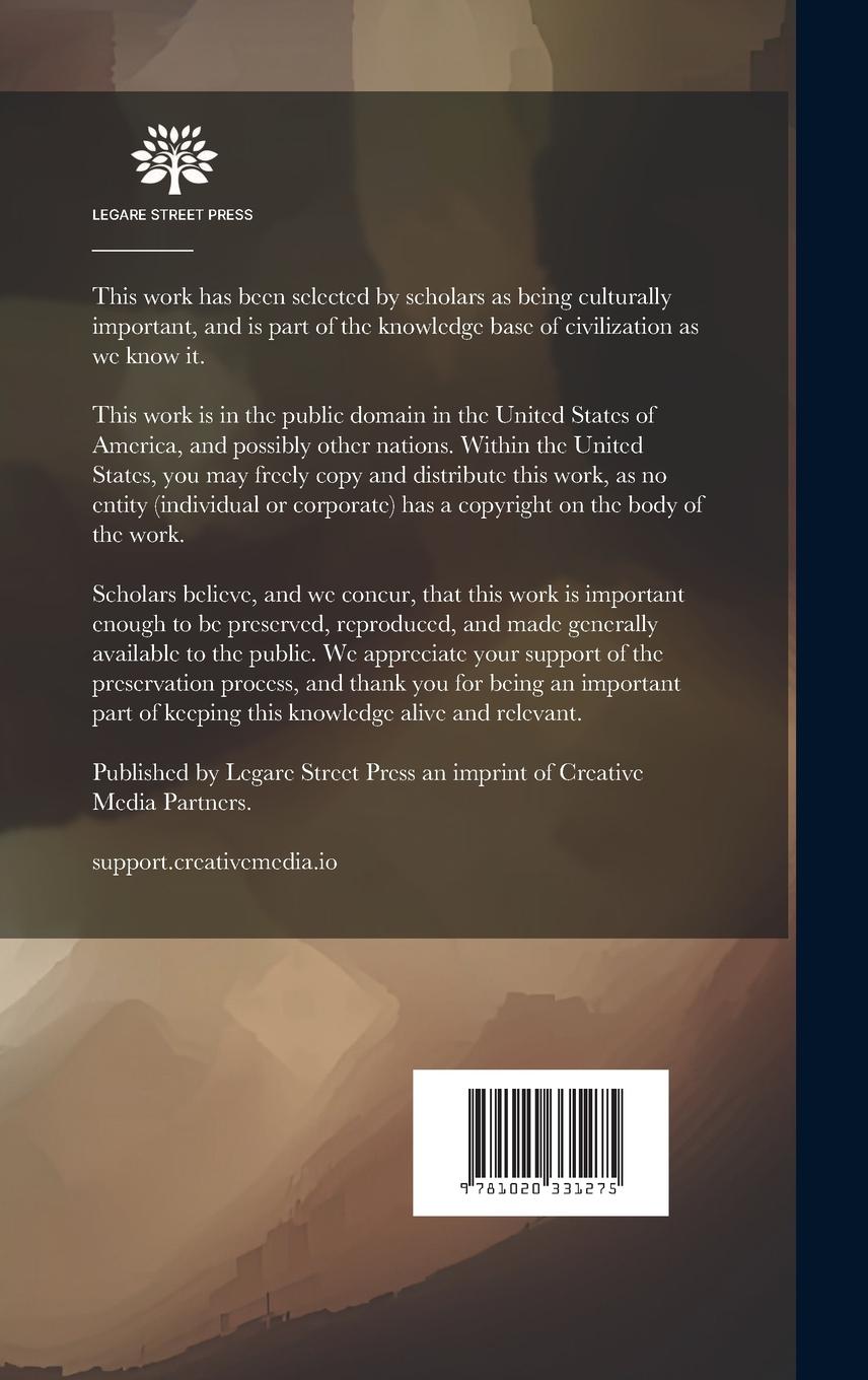 Rückseitencover In Wildest Africa: By C. G. Schillings, Tr. by Frederic Whyte. With Over 300 Photographic Studies Direct From the Author's Negatives, Tak