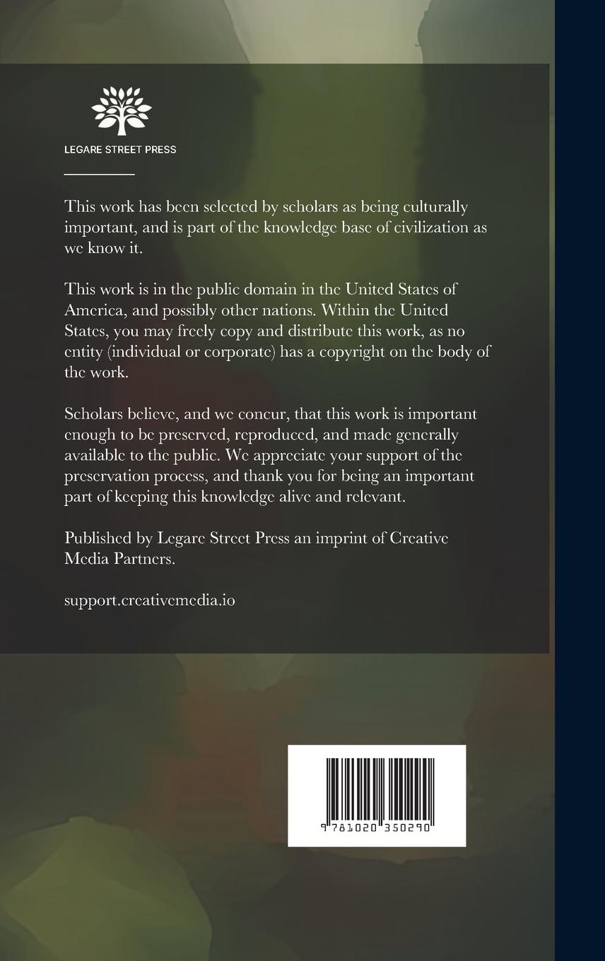 Rückseitencover A Contribution to Our Knowledge of Seedlings; Volume 2