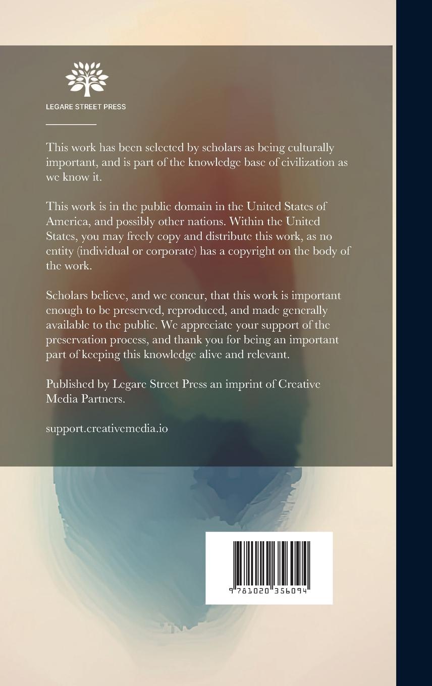 Rückseitencover A Manual of Geometrical Crystallography: Treating Solely of Those Portions of the Subject Useful in the Identification of Minerals