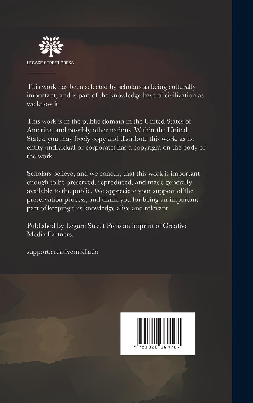 Rückseitencover M. Pasteur Et La Rage