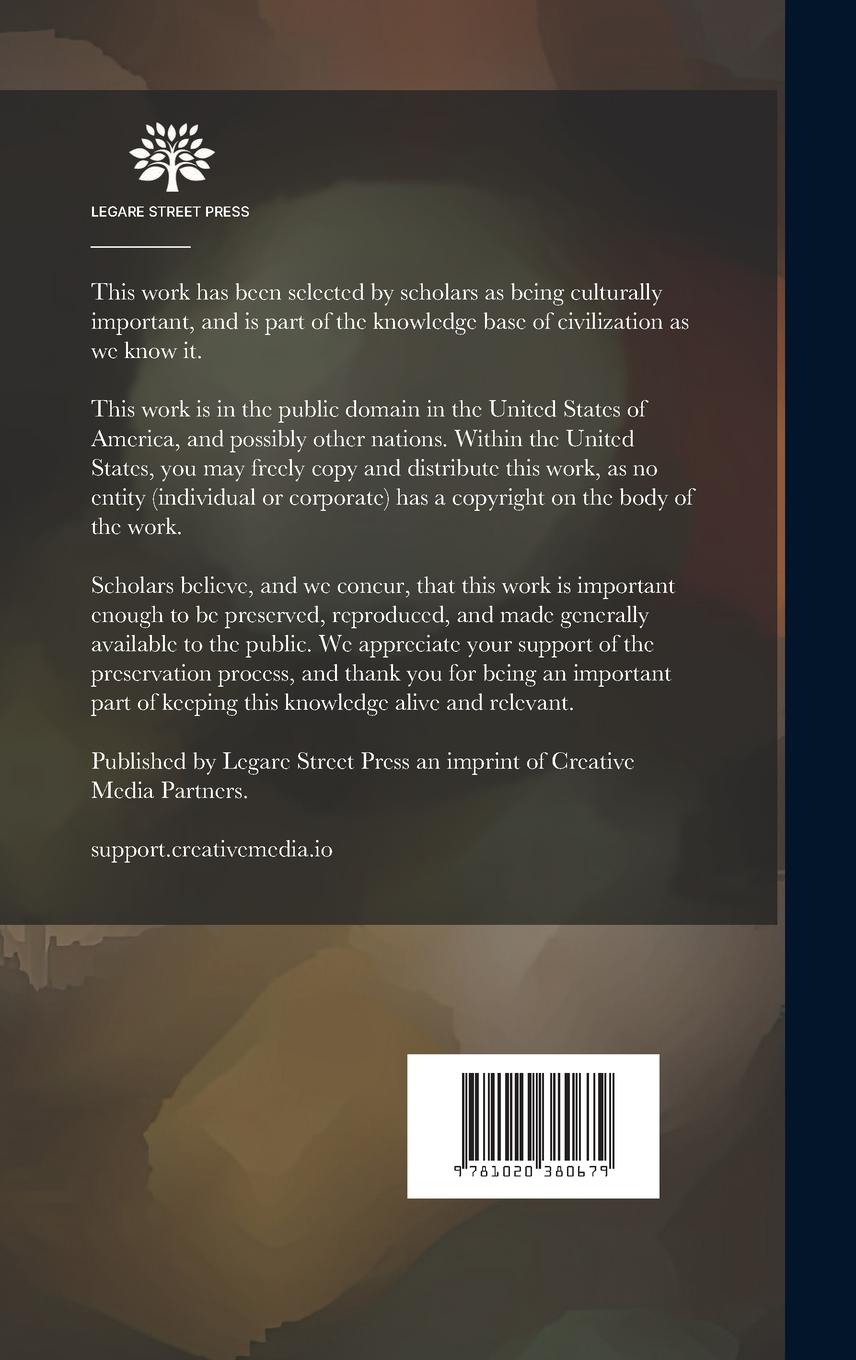Rückseitencover Report of the Proceedings of the Numismatic and Antiquarian Society of Philadelphia