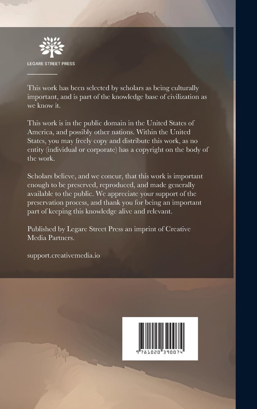 Rückseitencover Thucydides; Volume 1