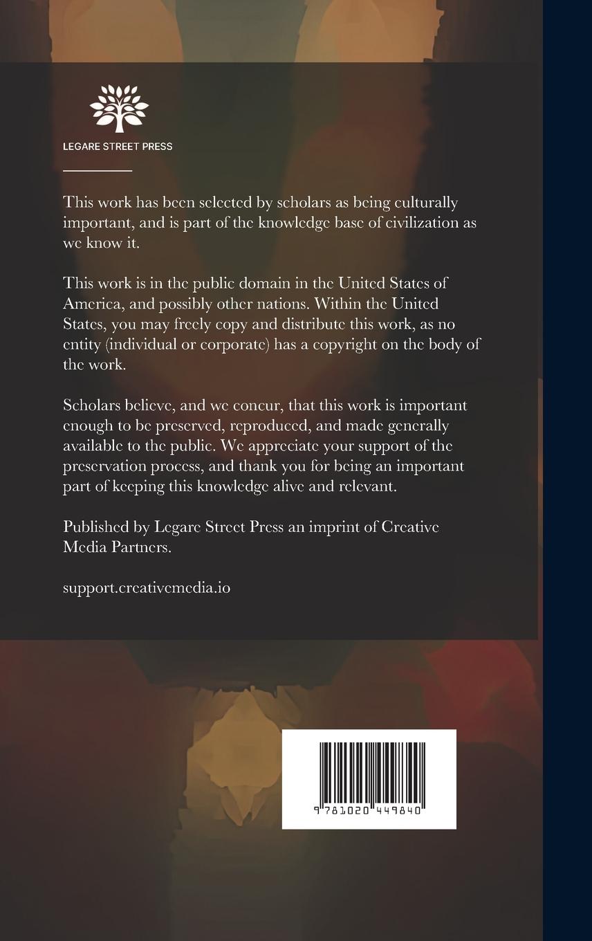 Rückseitencover Di Una Trattazione Scientifica Della Storia Letteraria: Prolusione Al Corso Di Letteratura Italiana Letta Nella R. Università Di Torino Addè 28 Novemb