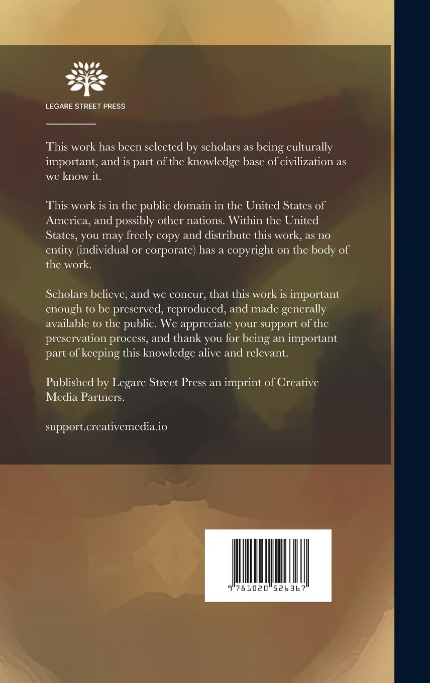 Rückseitencover A Classification Of North American Spiders