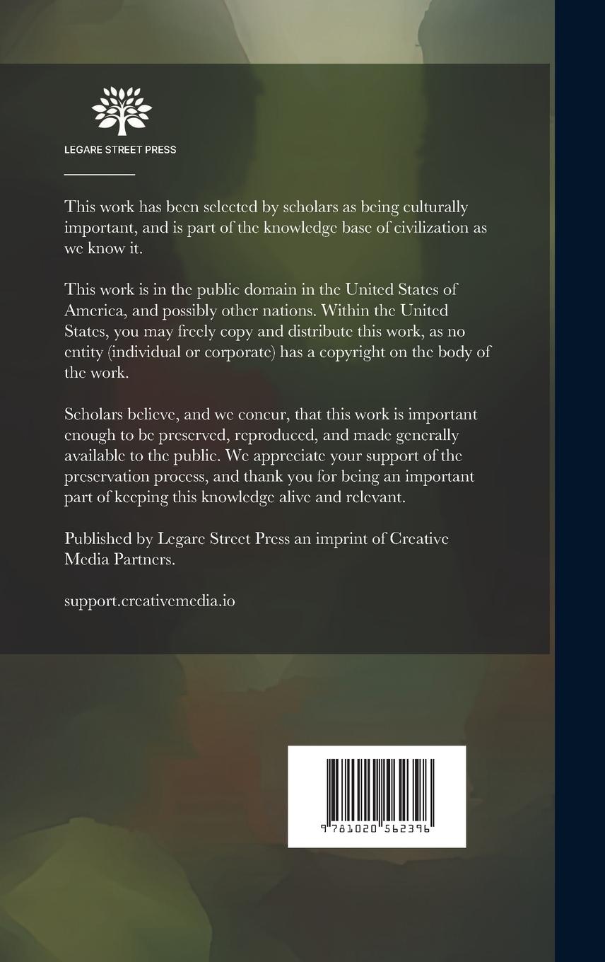 Rückseitencover Mosses With Hand-lens And Microscope: A Non-technical Hand-book Of The More Common Mosses Of The Northeastern United States, Part 3