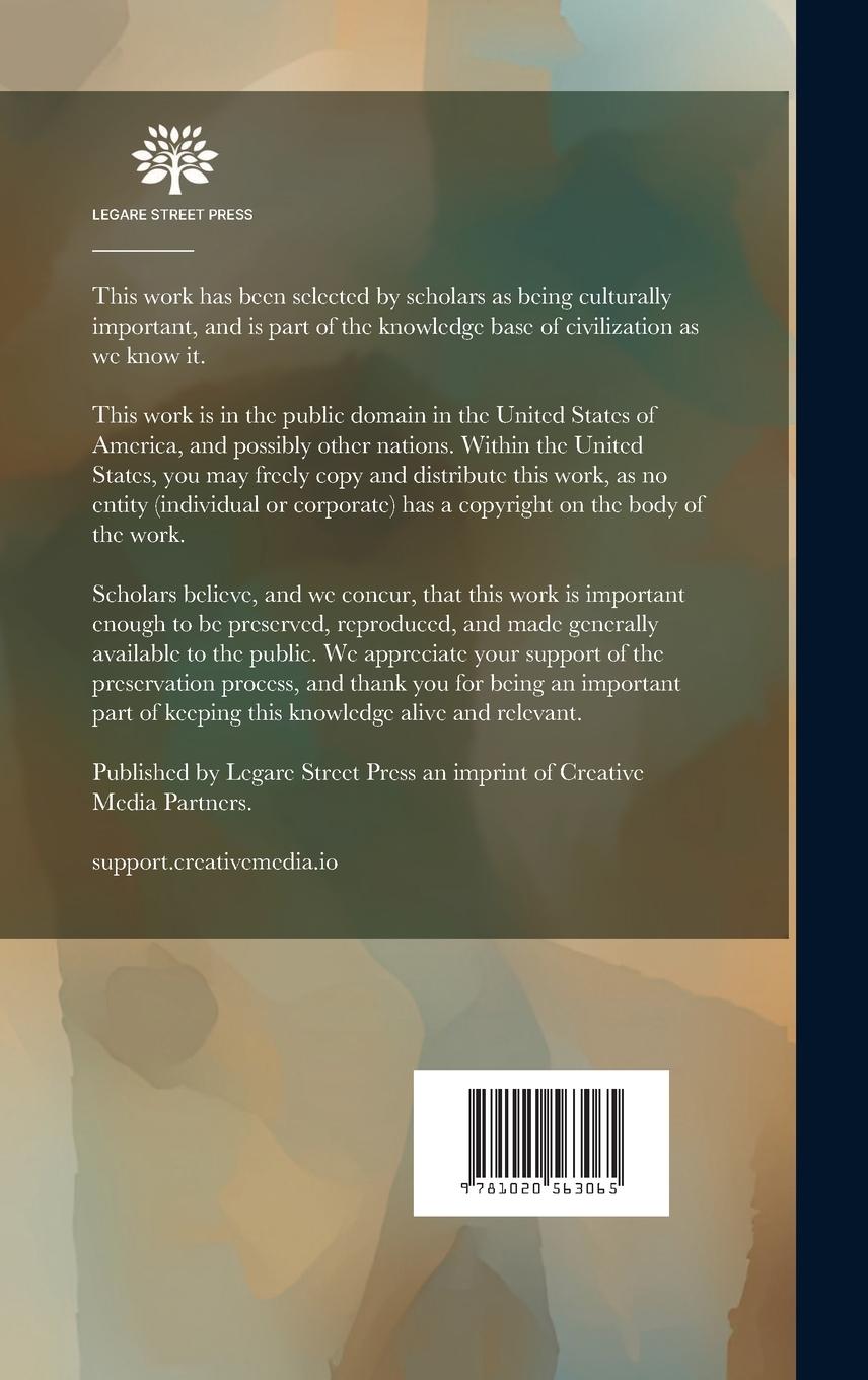 Rückseitencover Discours Sur Le Gouvernement ......