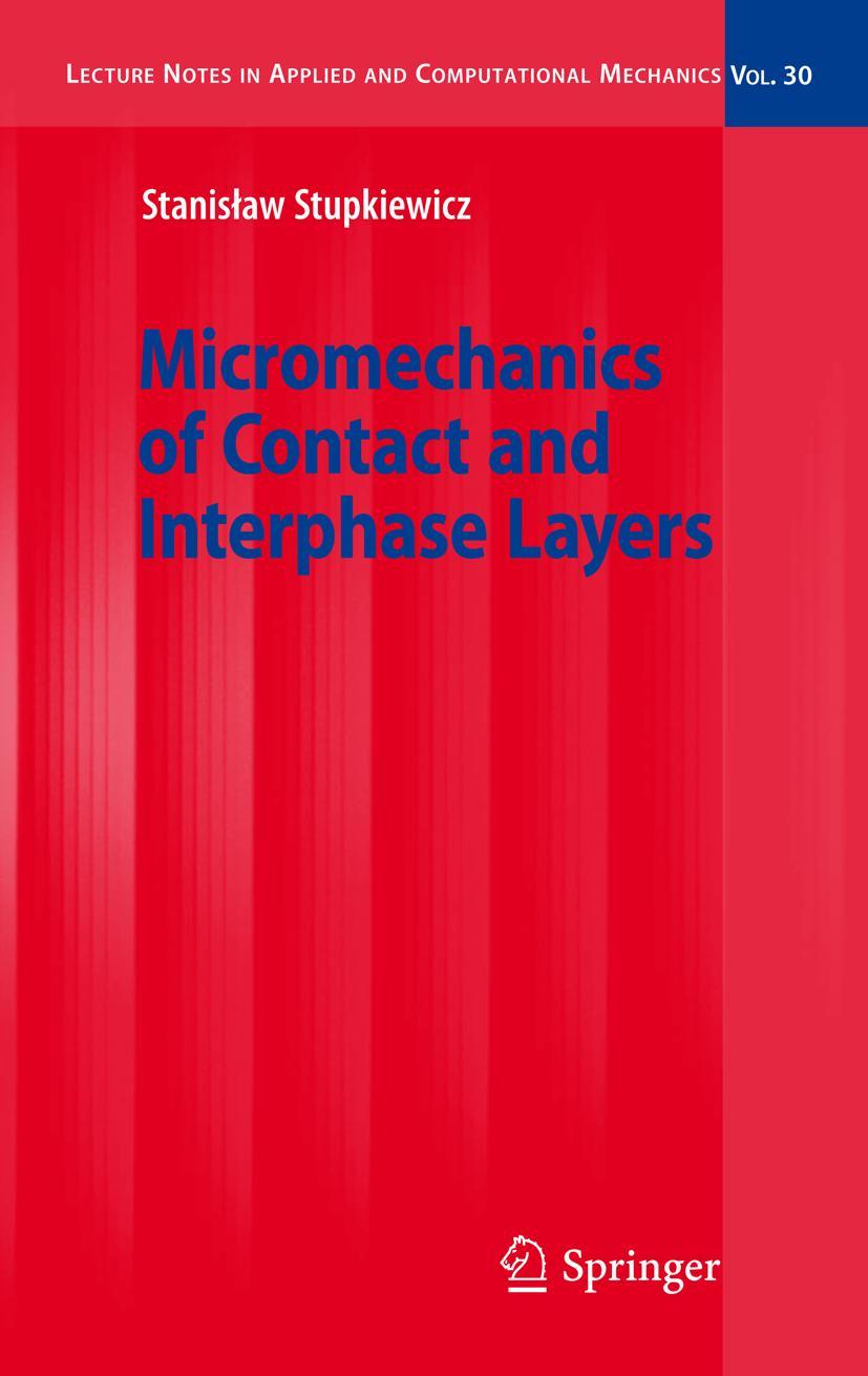 Vorderes Coverbild Micromechanics of Contact and Interphase Layers