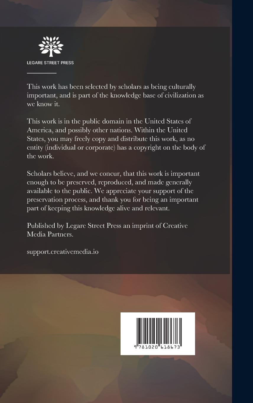 Rückseitencover The Book Of The First American Chess Congress: Containing The Proceedings Of That Celebrated Assemblage, With The Papers Read In Its Sessions, The Gam