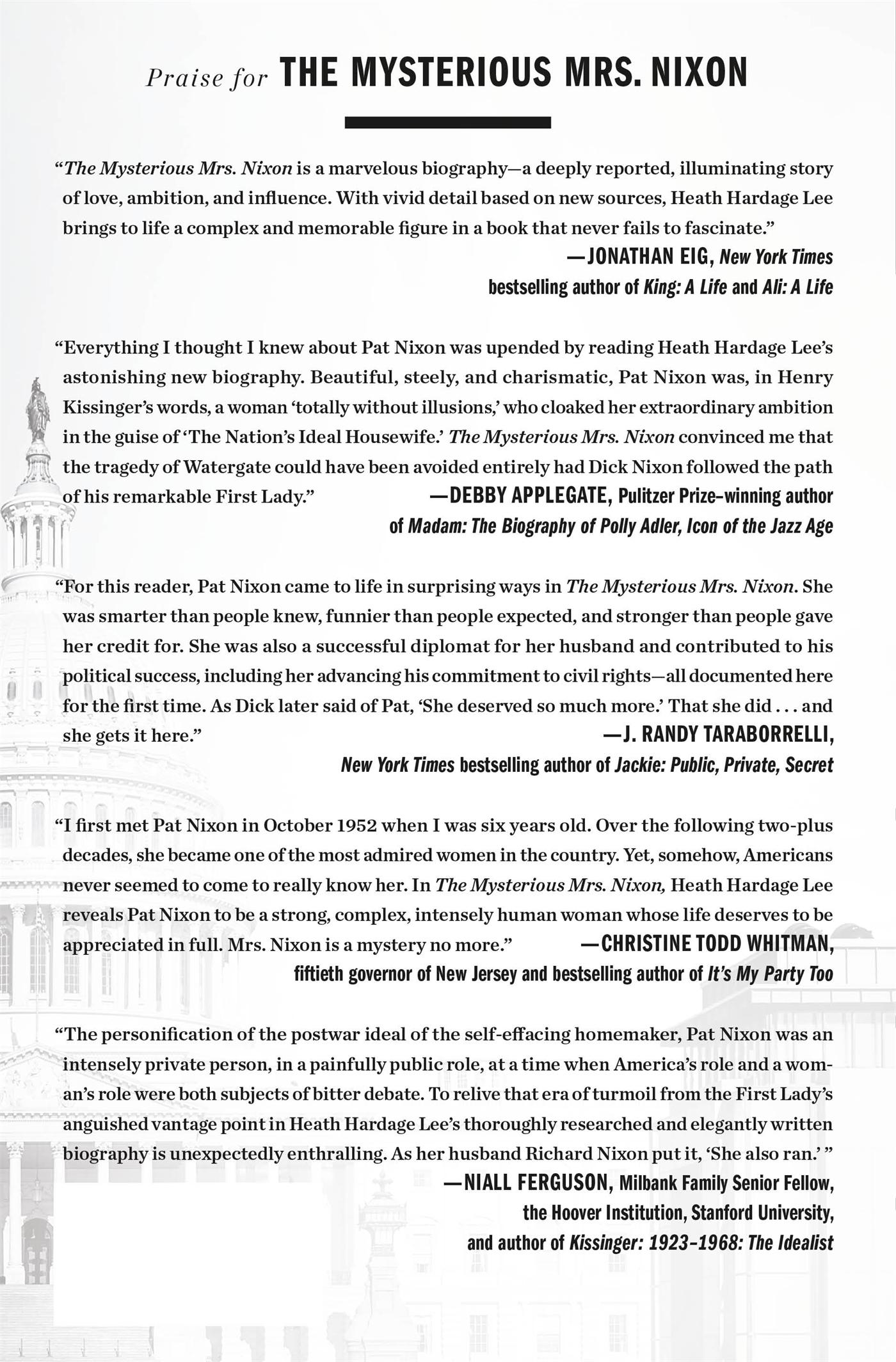 Rückseitencover The Mysterious Mrs. Nixon