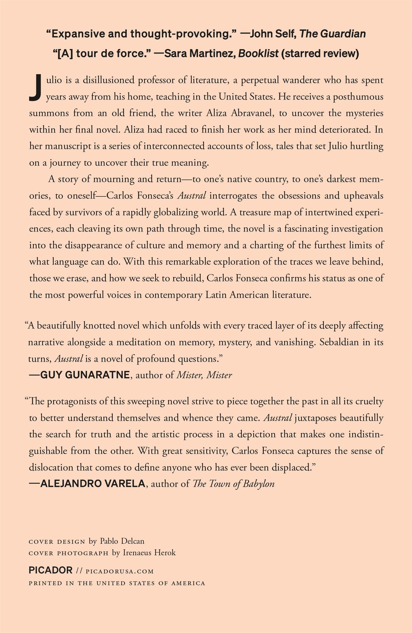 Rückseitencover Austral