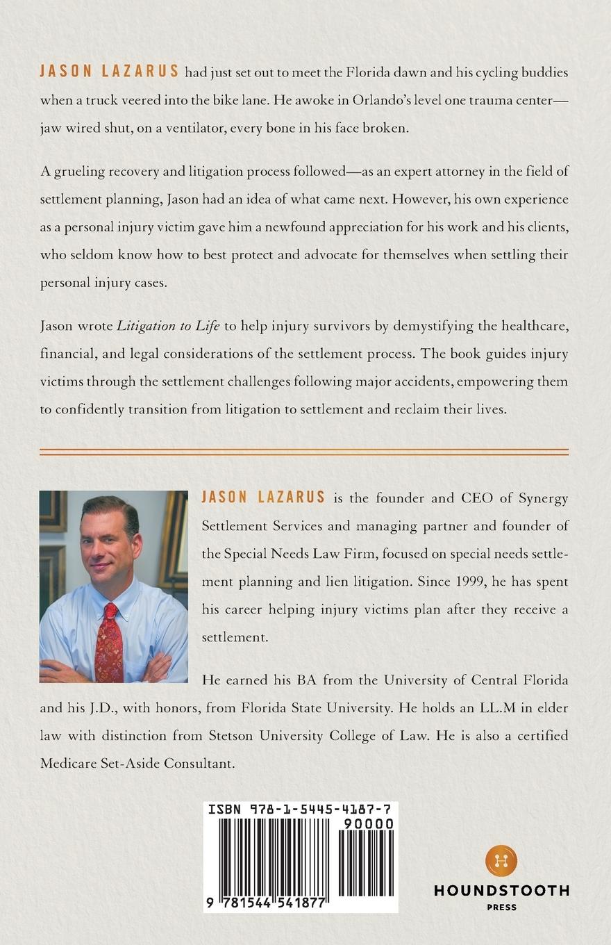 Rückseitencover Litigation to Life