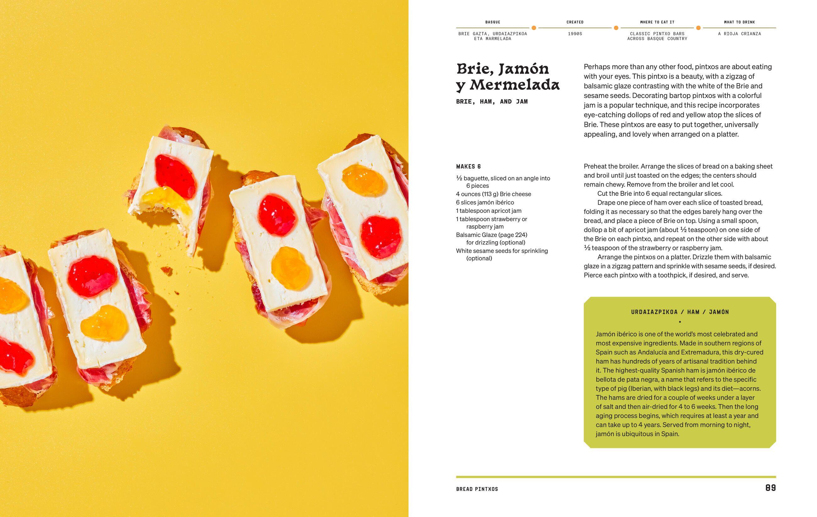 Beispielinhalt (Bild) The Book of Pintxos