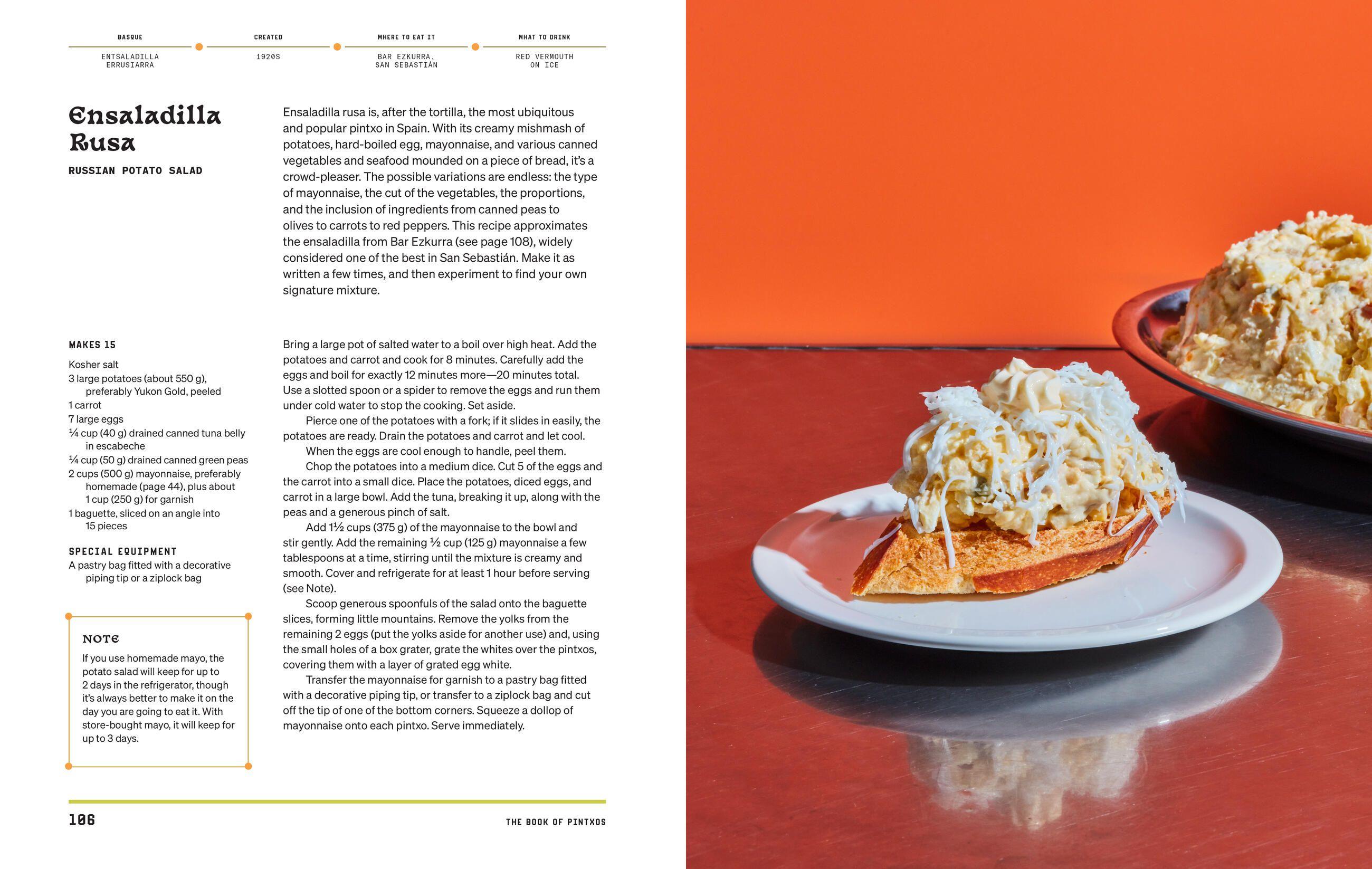 Beispielinhalt (Bild) The Book of Pintxos