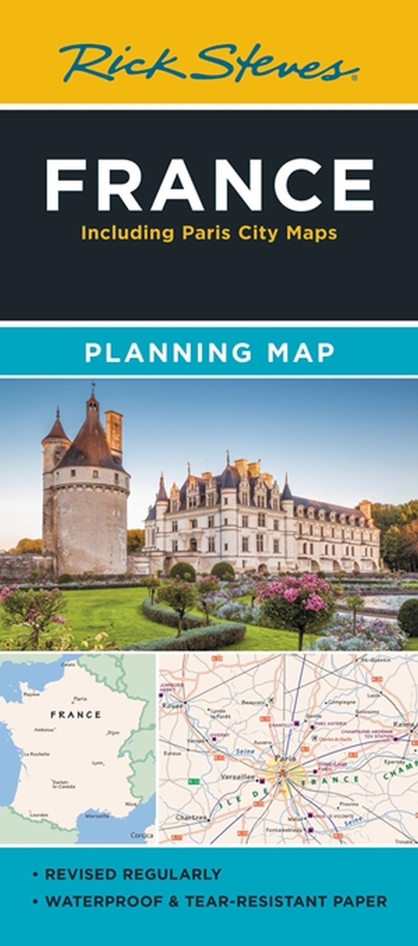 Vorderes Coverbild Rick Steves France Planning Map