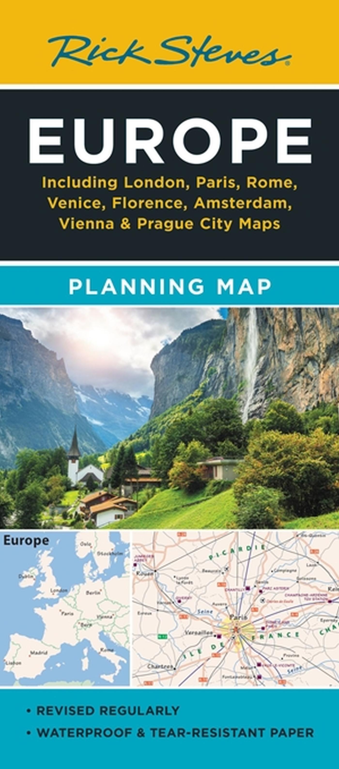 Vorderes Coverbild Rick Steves Europe Planning Map