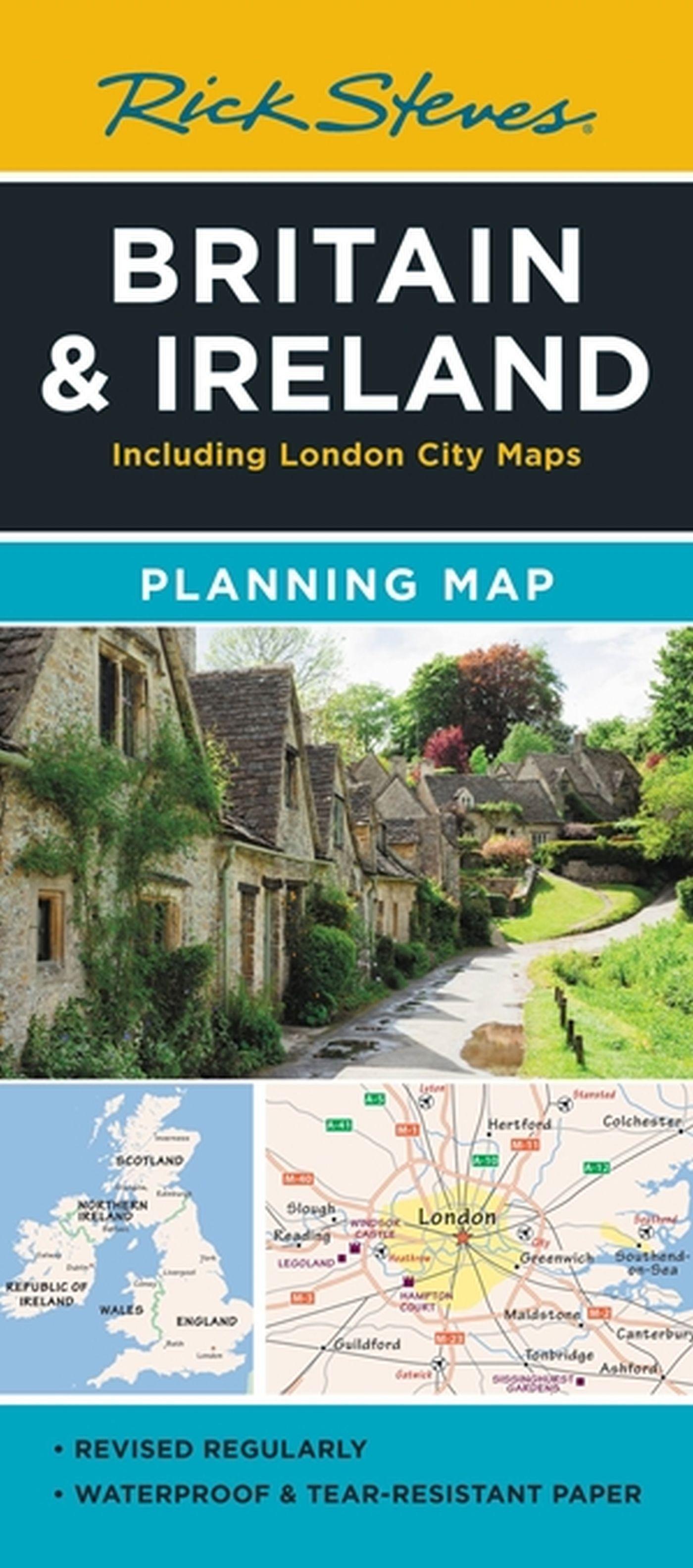 Vorderes Coverbild Rick Steves Britain & Ireland Planning Map