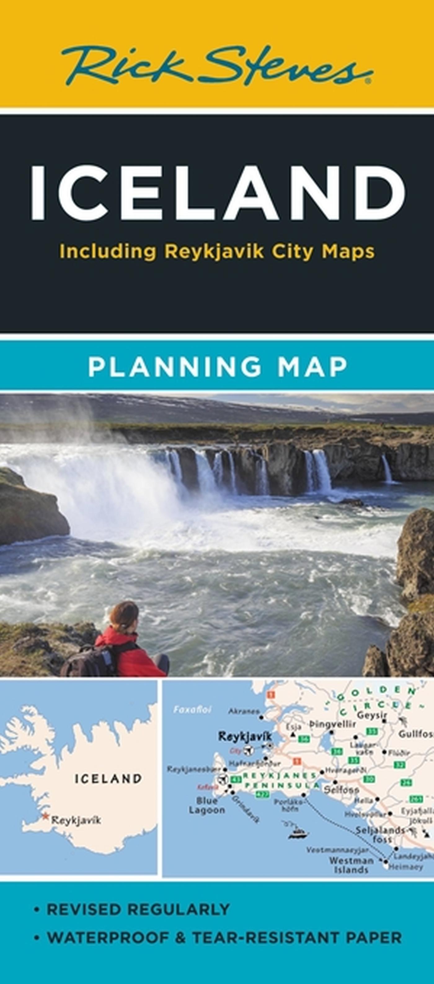 Vorderes Coverbild Rick Steves Iceland Planning Map