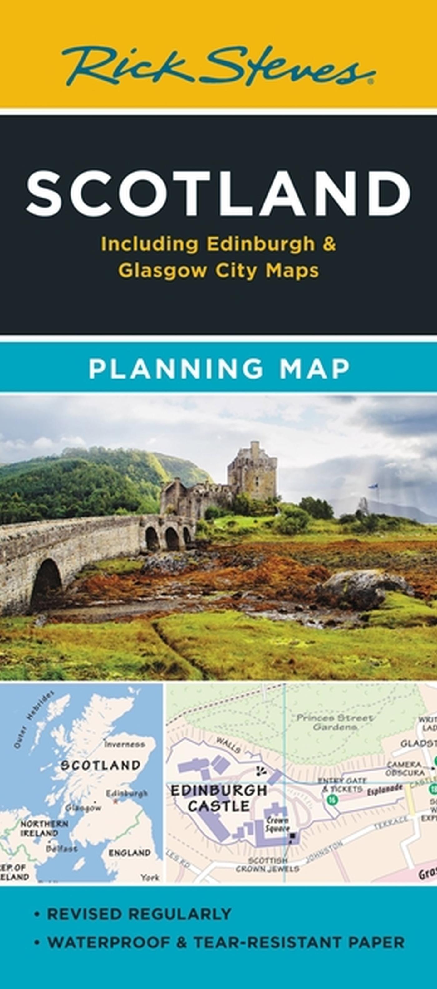 Vorderes Coverbild Rick Steves Scotland Planning Map