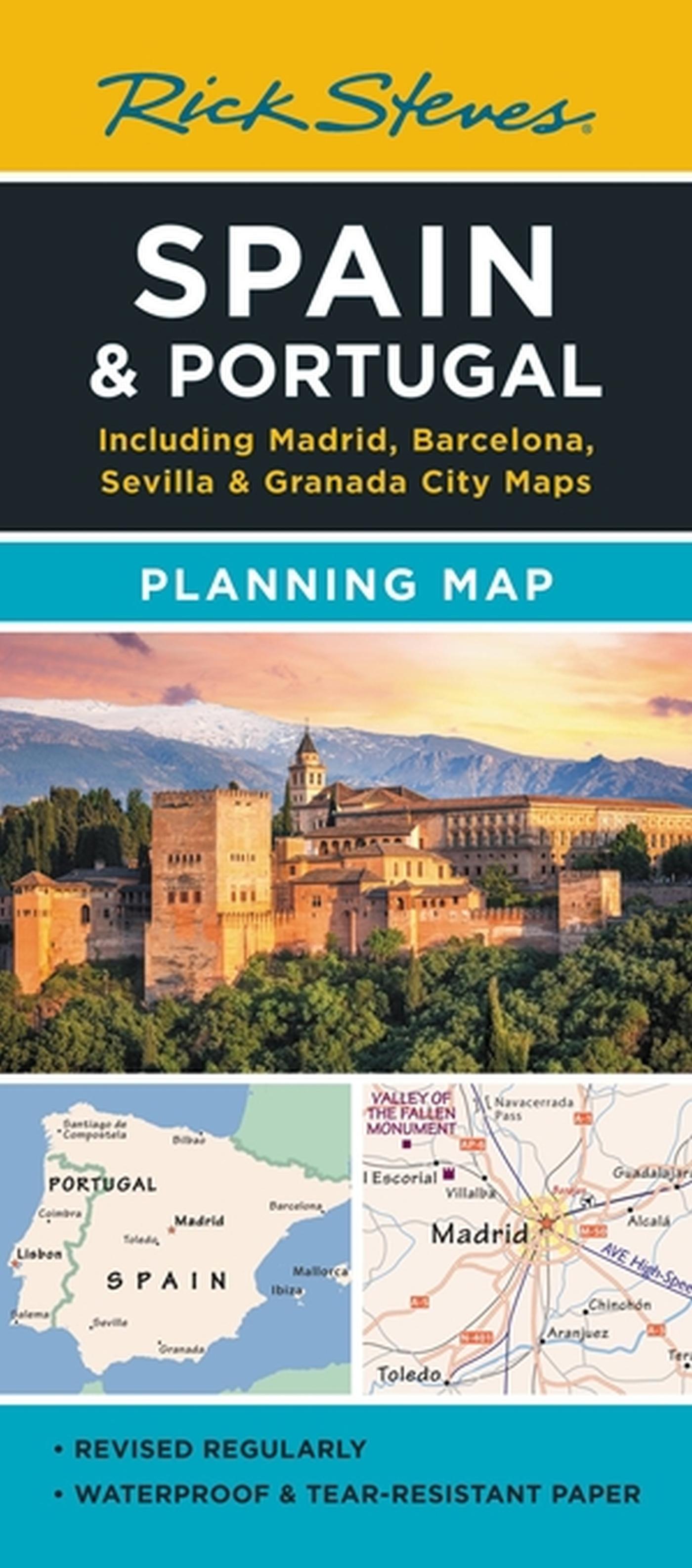 Vorderes Coverbild Rick Steves Spain & Portugal Planning Map