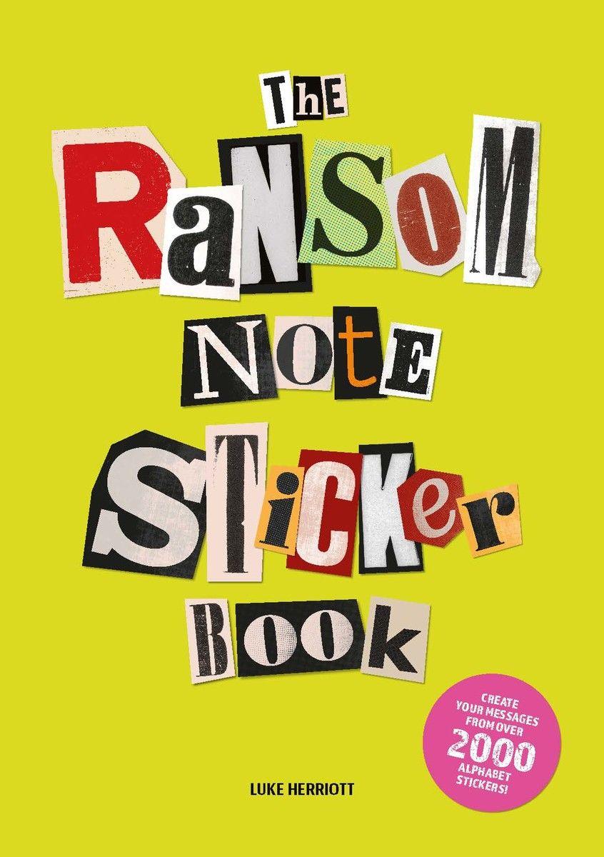 Vorderes Coverbild The Ransom Note Sticker Book