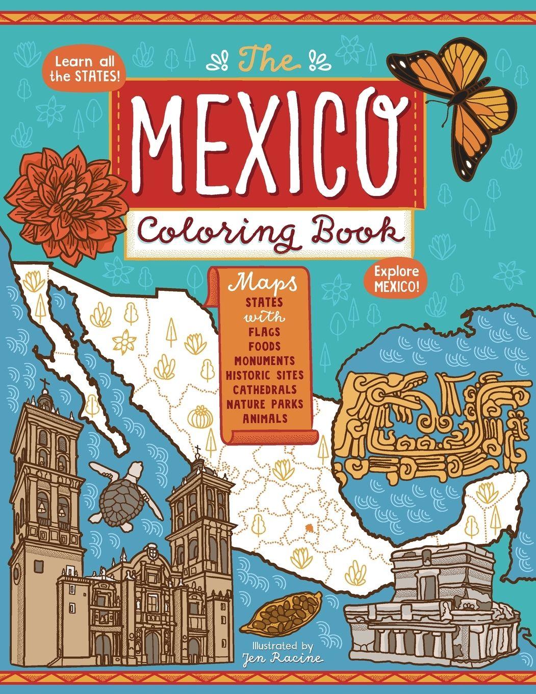 Vorderes Coverbild The Mexico Coloring Book